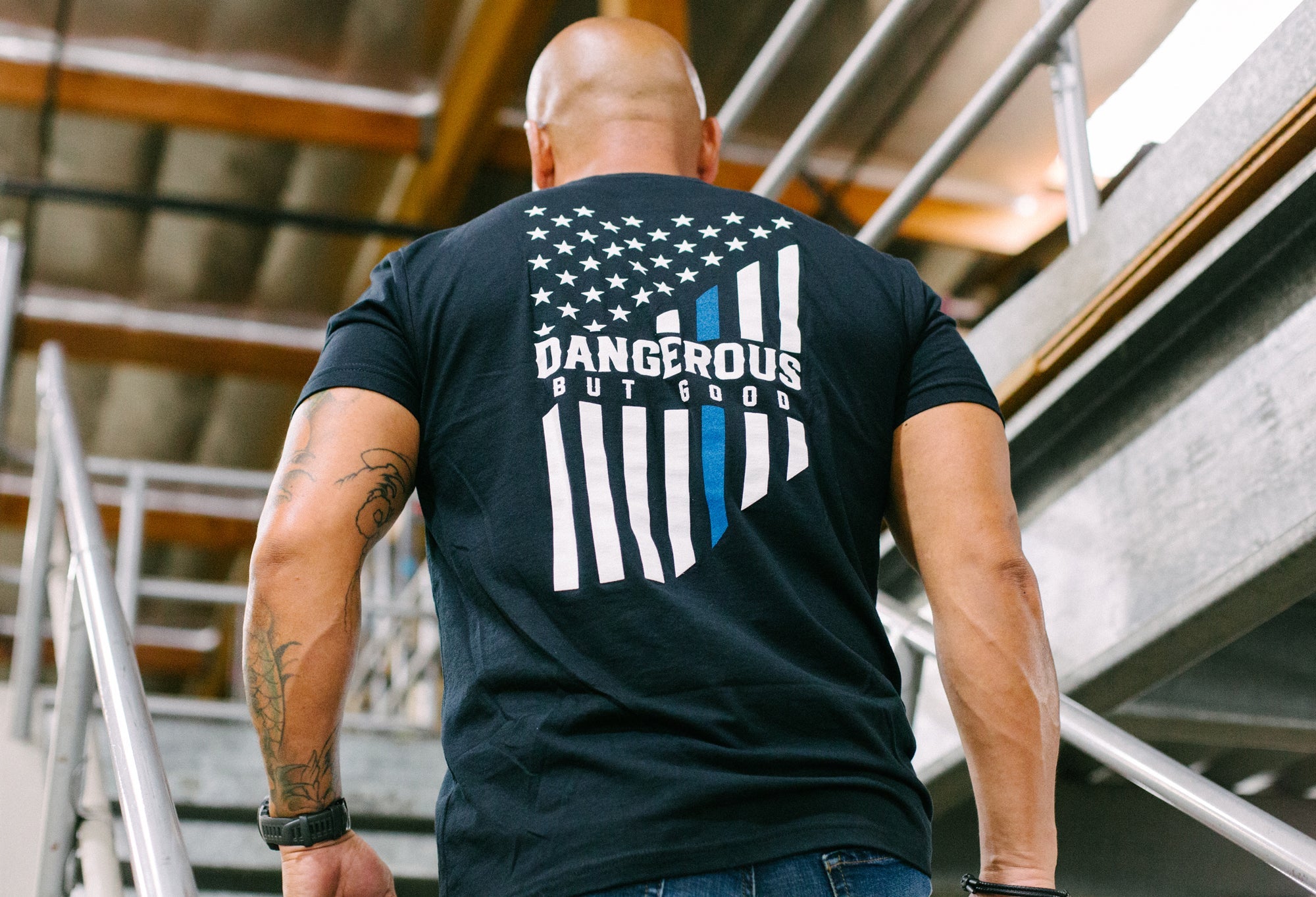 DBG Thin Blue Line T-Shirt DBG Thin Blue Line T-Shirt - Small - Dangerous But Good