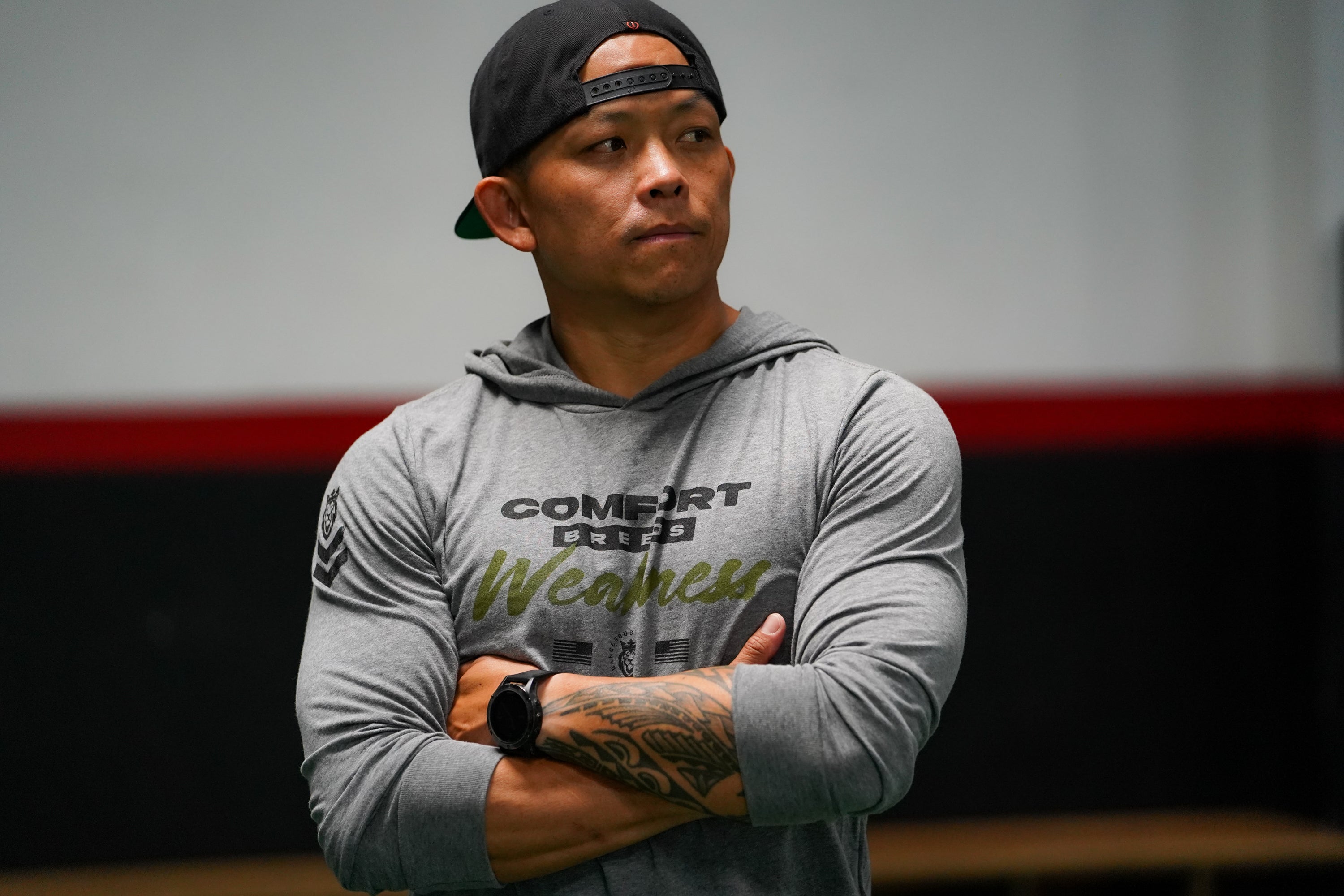 Comfort Dark Heather Grey Hooded Long Sleeve T-Shirt Comfort Dark Heather Grey Hooded Long Sleeve T-Shirt - XL - Dangerous But Good