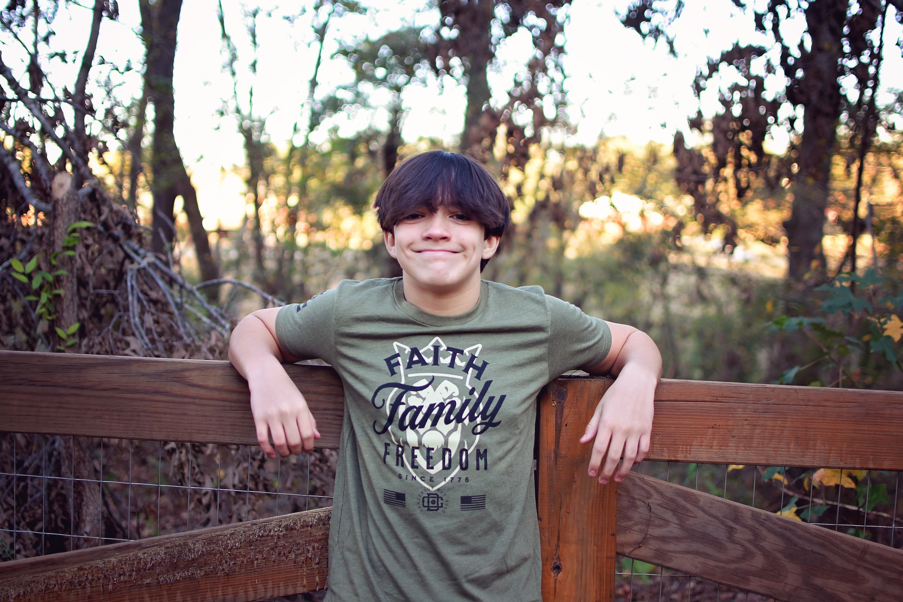 F3 Heather Youth OD Green T-Shirt F3 Heather Youth OD Green T-Shirt - Small - Dangerous But Good