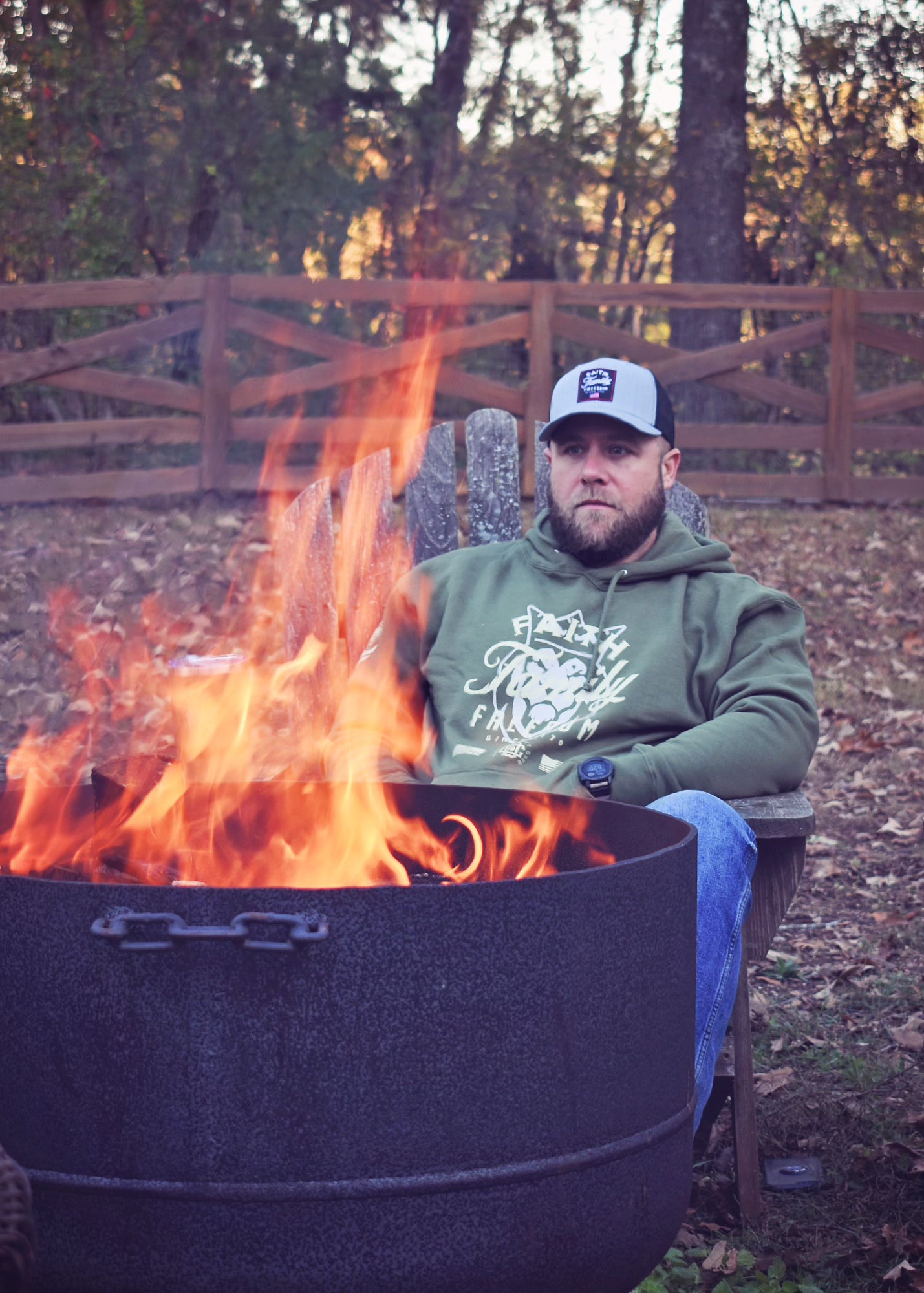 F3 Heavy Weight Script Hoodie F3 Heavy Weight Script Hoodie - OD Green / Small - Dangerous But Good