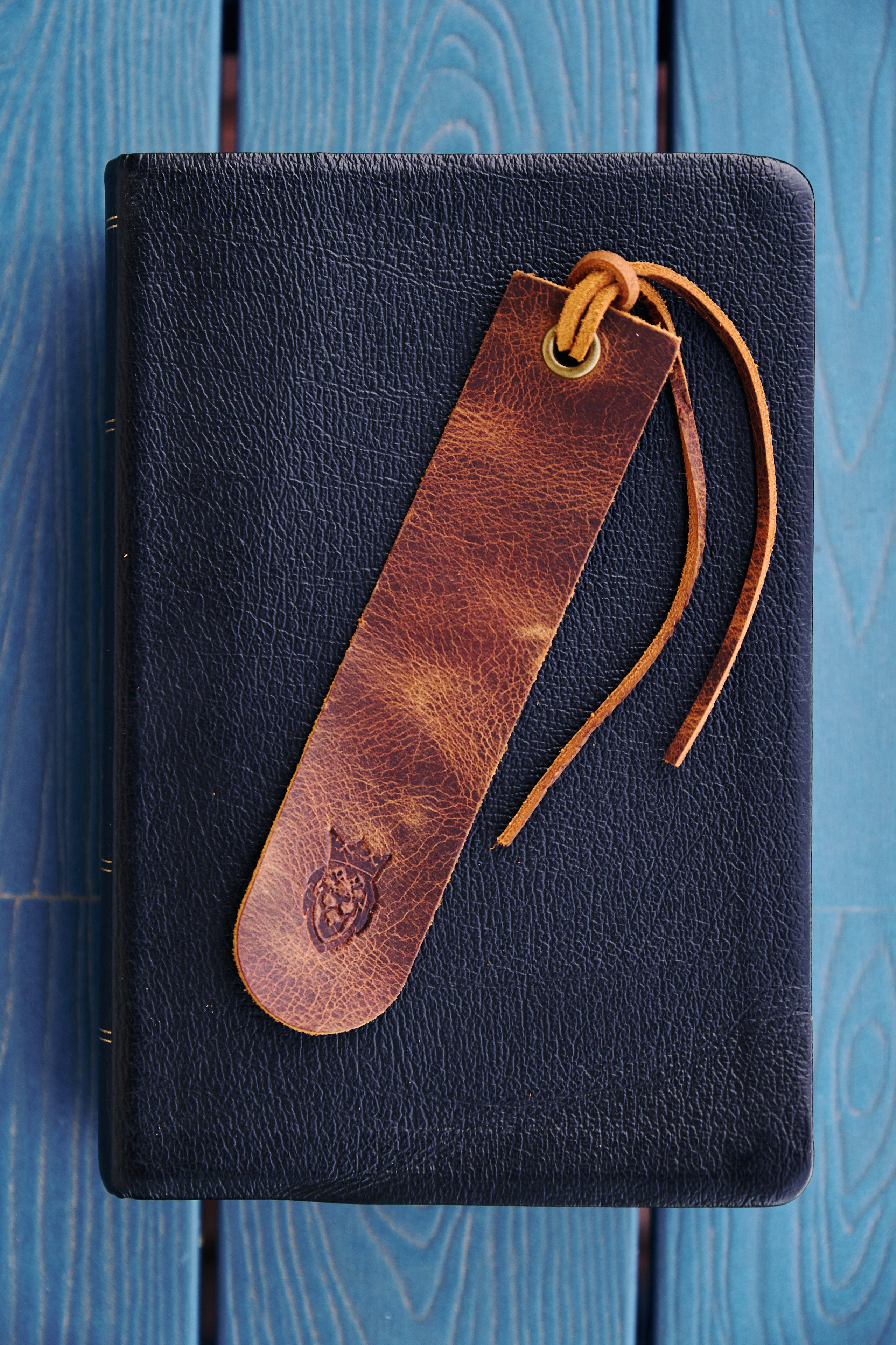 The Lion Leather Bookmark