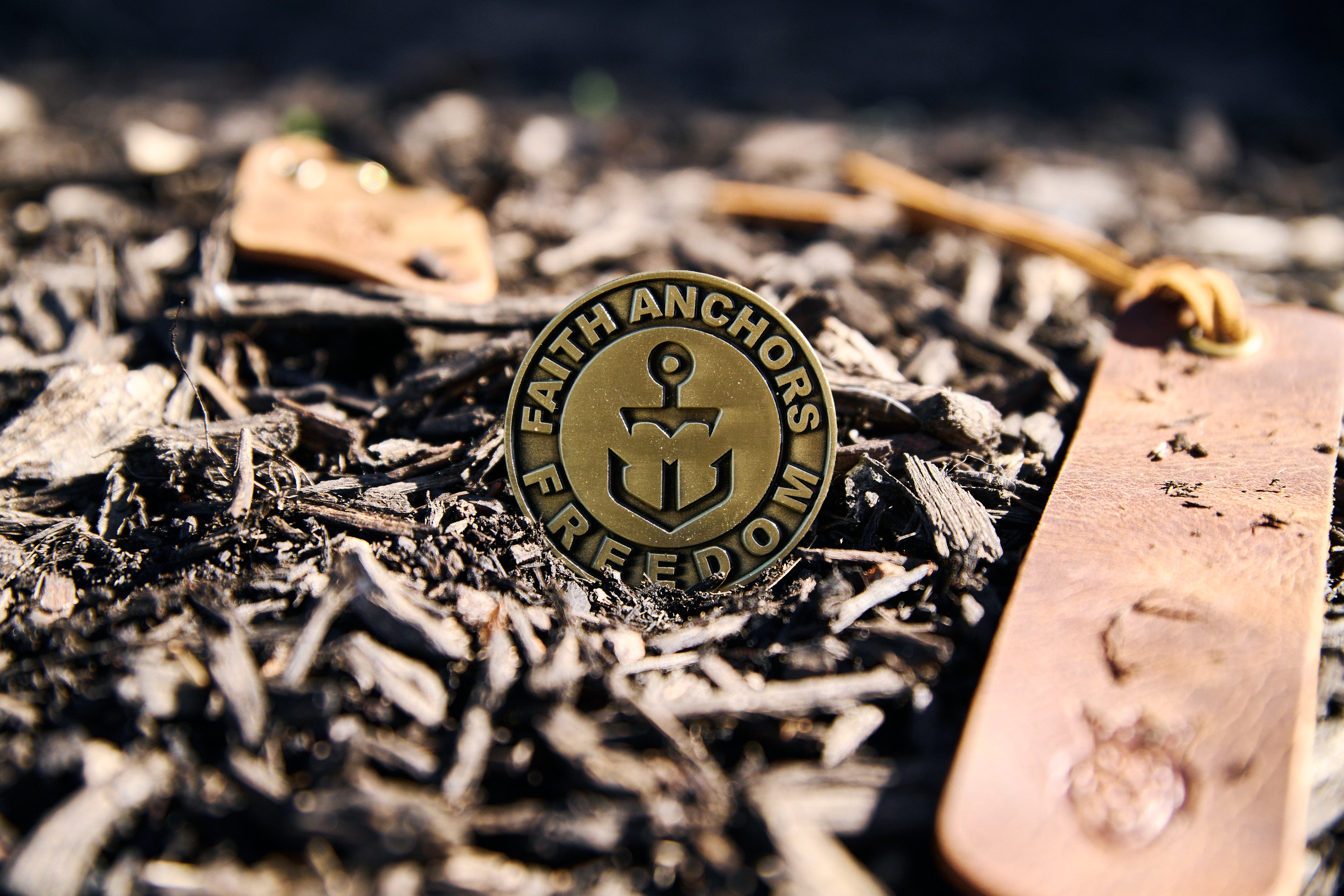 Faith Anchors Freedom Challenge Coin