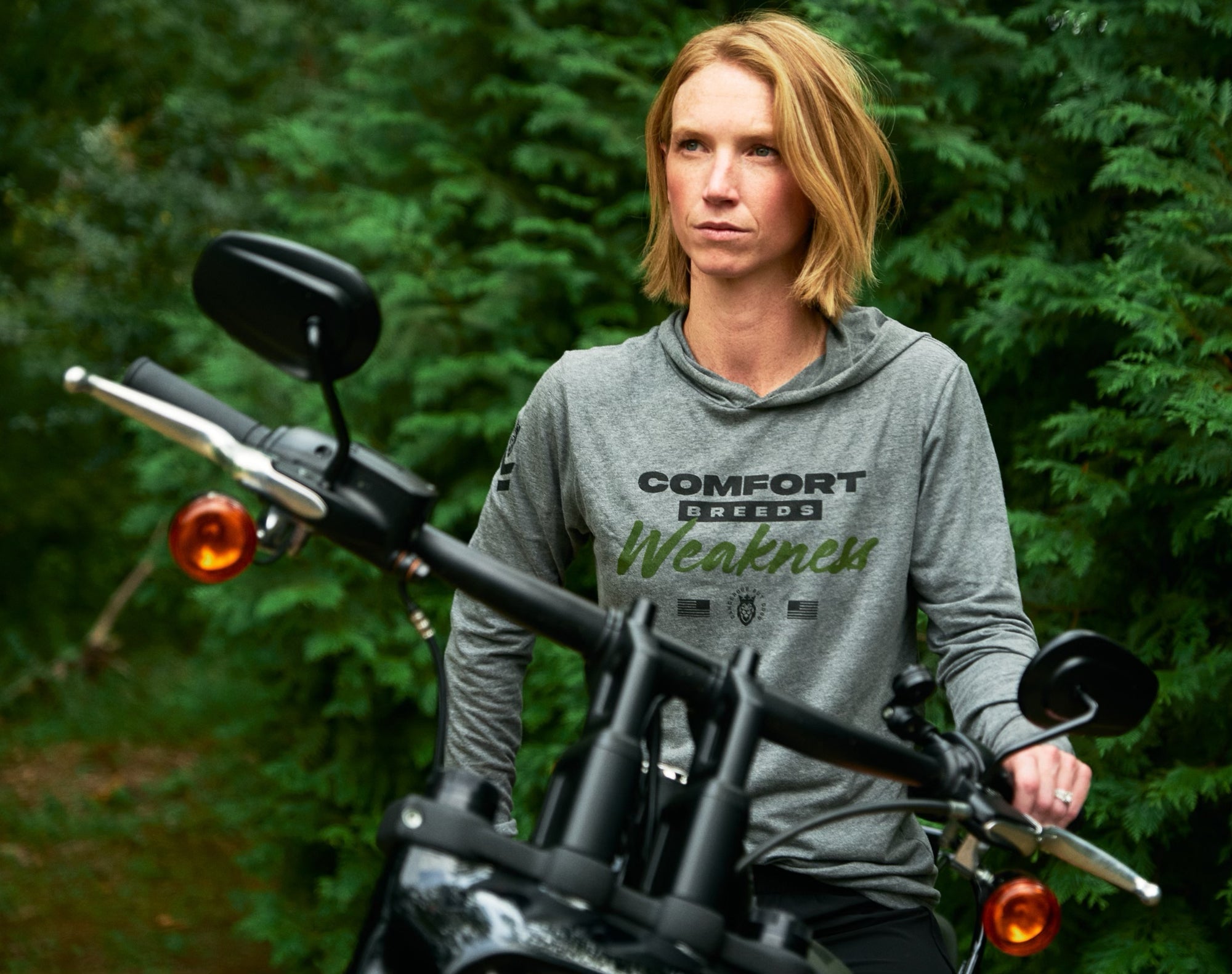 Comfort Dark Heather Grey Hooded Long Sleeve T-Shirt Comfort Dark Heather Grey Hooded Long Sleeve T-Shirt - 2XL - Dangerous But Good