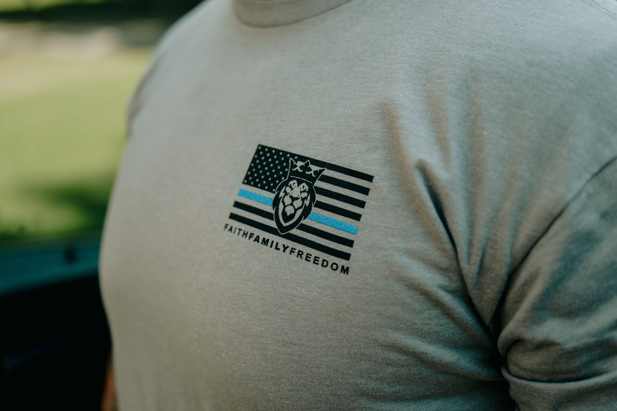 911 Strong Thin Blue Line T-Shirt 911 Strong Thin Blue Line T-Shirt - Small - Dangerous But Good