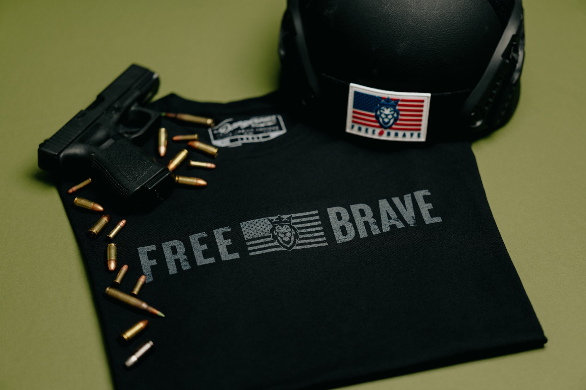 Free & Brave T-Shirt Free & Brave T-Shirt - Red / Small - Dangerous But Good