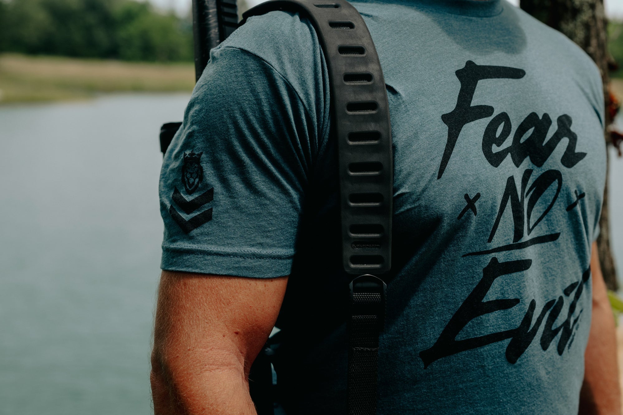 Fear No Evil T-Shirt Fear No Evil T-Shirt - Indigo Blue / Small - Dangerous But Good