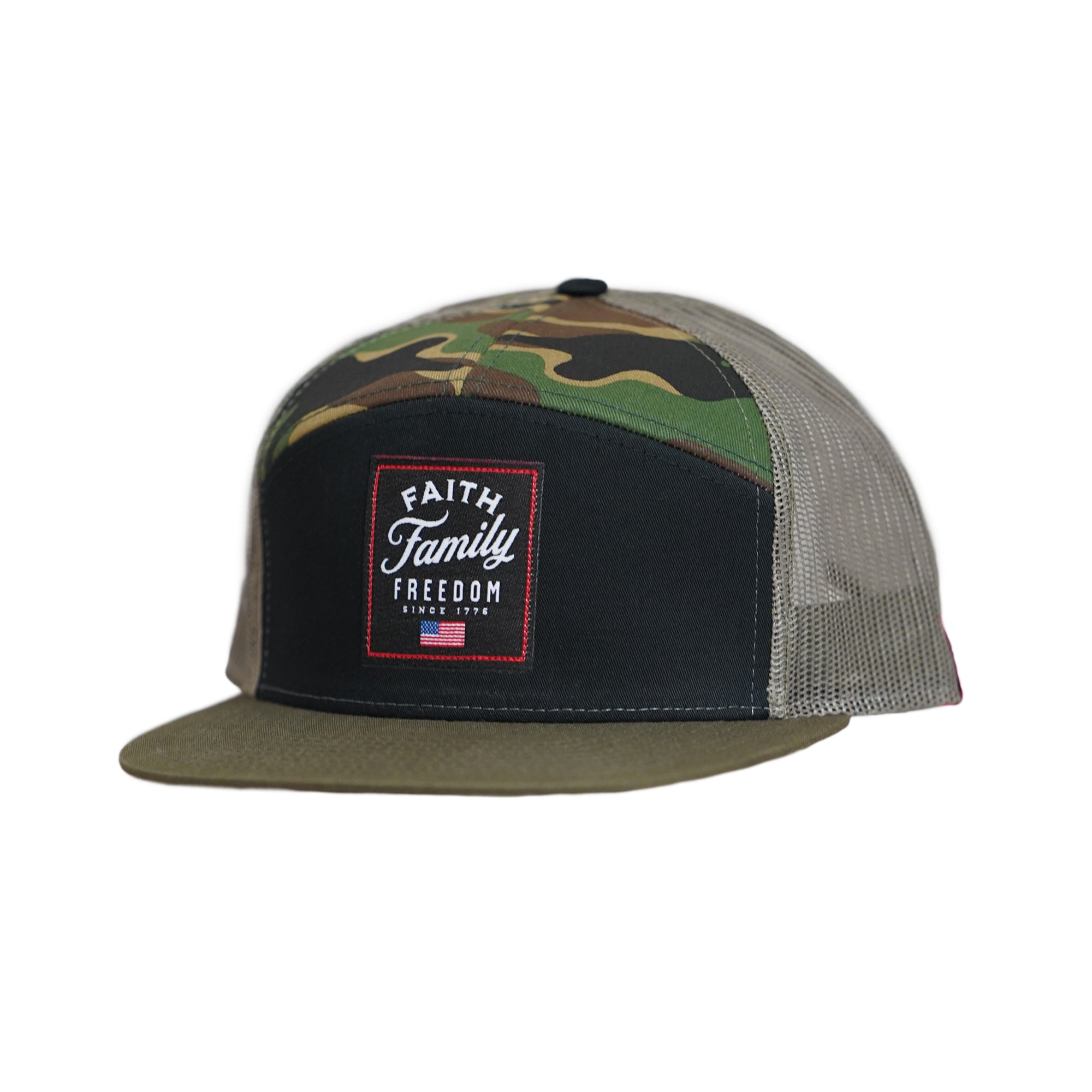 F3 7 Panel Hat F3 7 Panel Hat - Camo/Black - Dangerous But Good