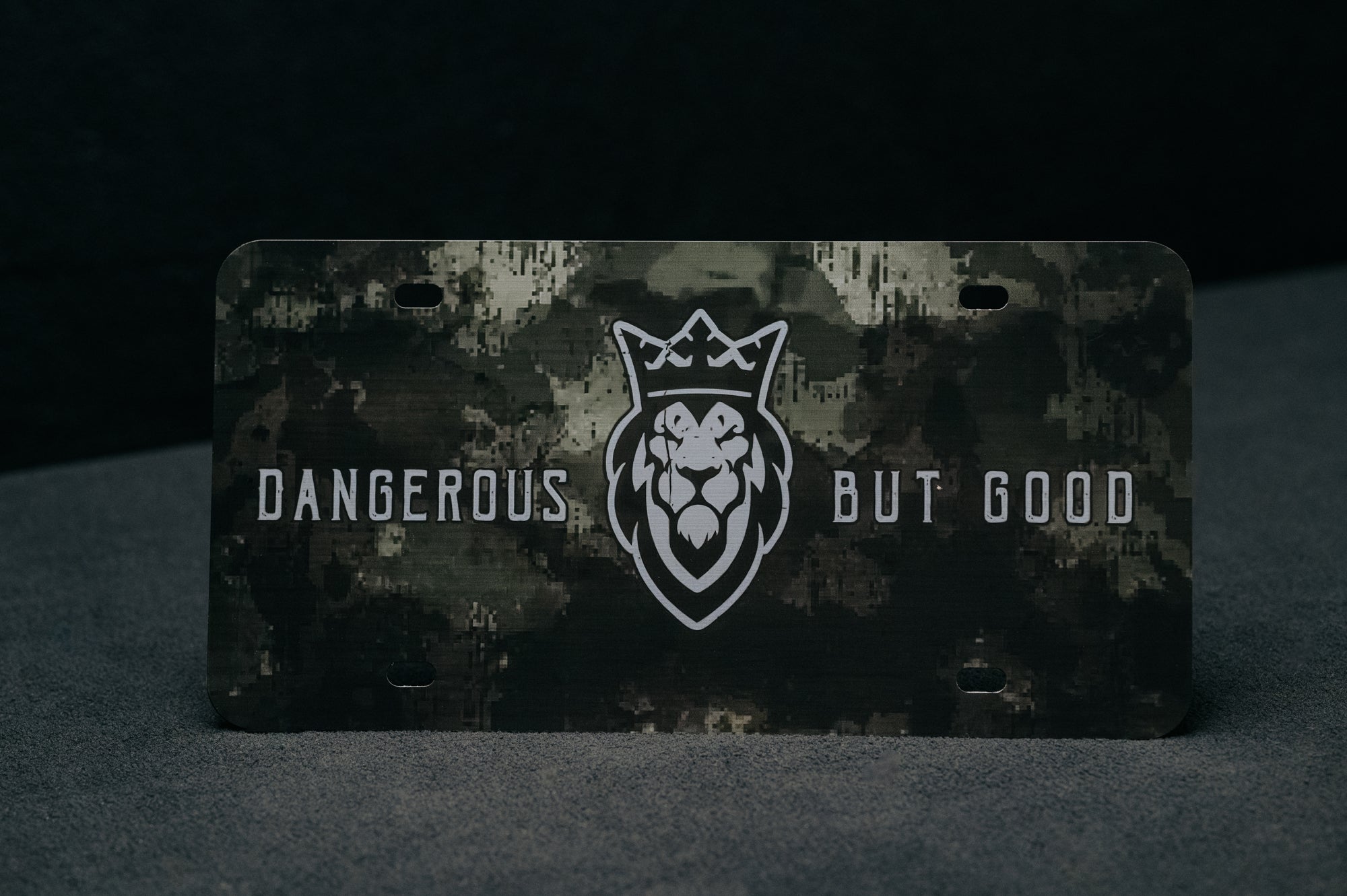 DBG License Plate DBG License Plate - Camo - Dangerous But Good