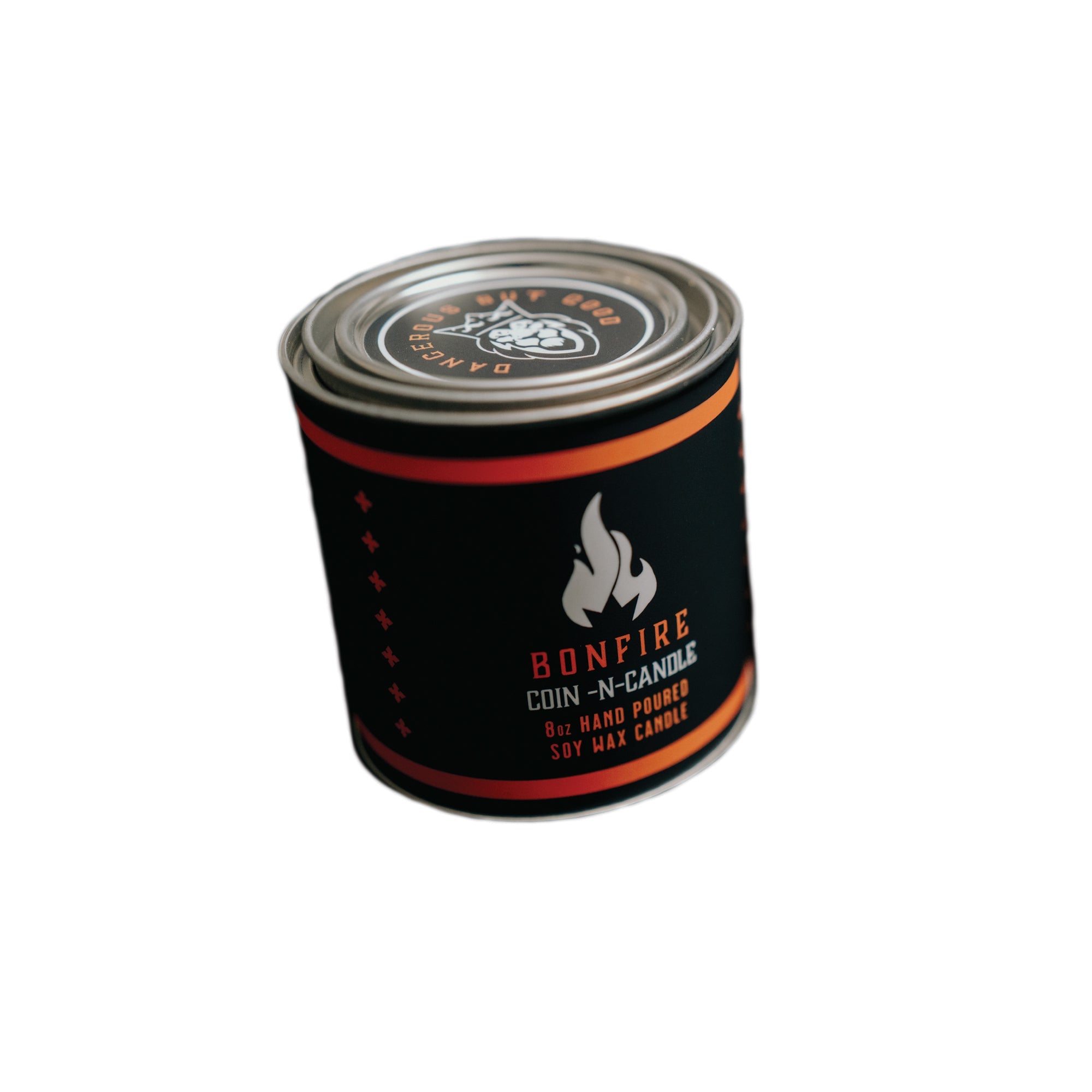 DBG Bonfire Scented Candle with Challenge Coin DBG Bonfire Scented Candle with Challenge Coin - Default Title - Dangerous But Good
