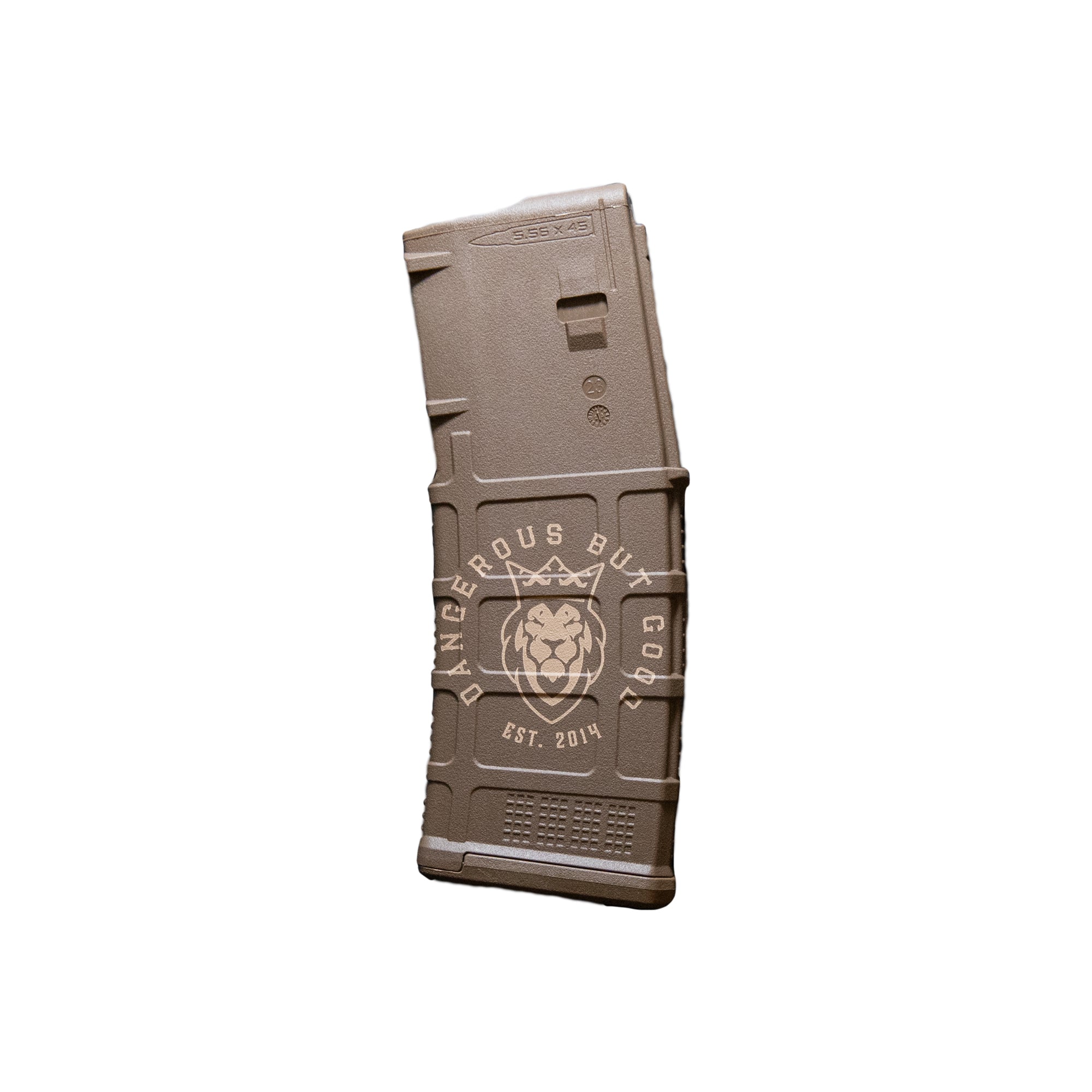 Magpul® 5.56 NATO / .223 Remington 30 Round Polymer Magazine from DBG Magpul® 5.56 NATO / .223 Remington 30 Round Polymer Magazine from DBG - Coyote Tan / Buy One - Dangerous But Good