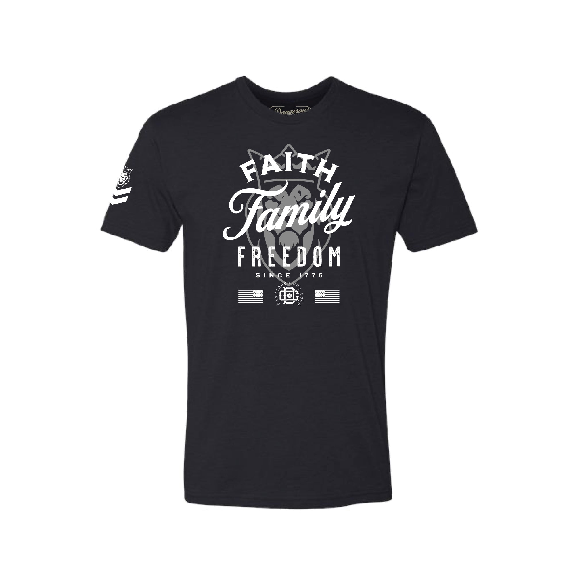 F3 Black with Lion T-Shirt F3 Black with Lion T-Shirt - Small - Dangerous But Good