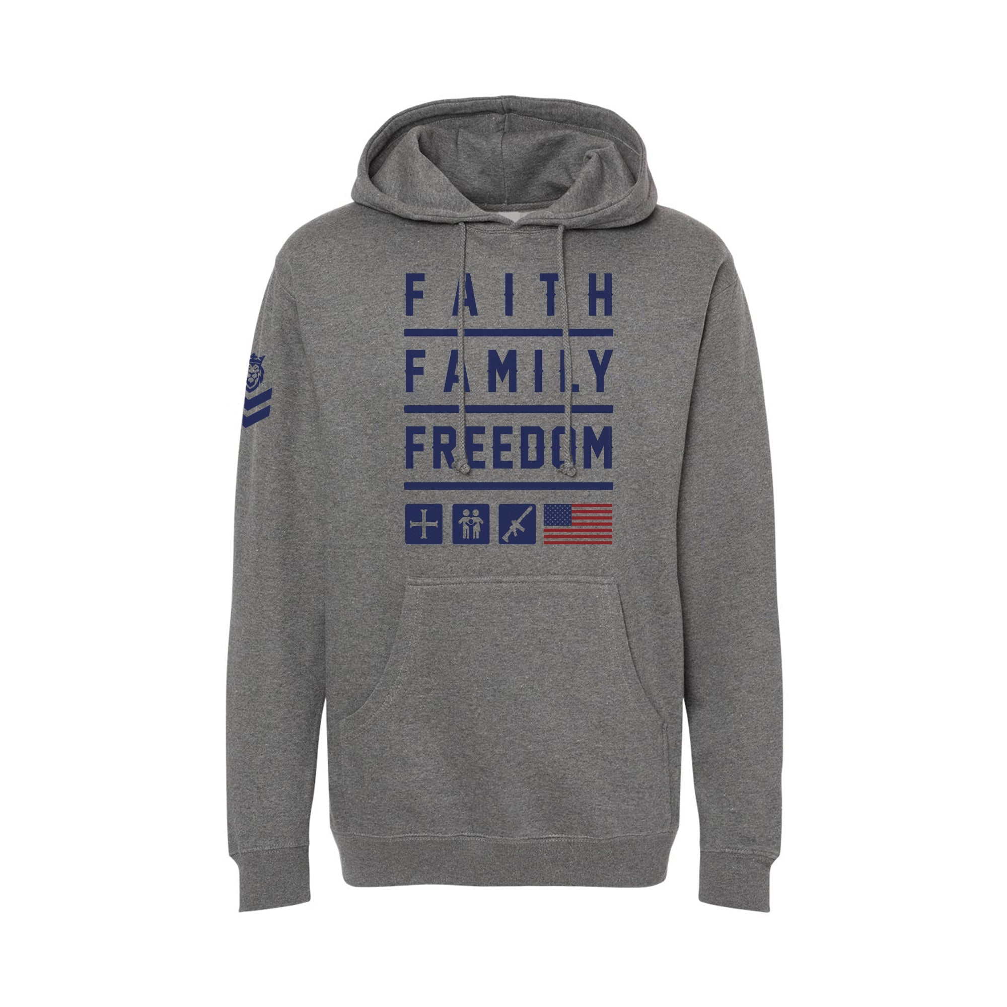 F3 Heavy Weight Hoodie F3 Heavy Weight Hoodie - Heather Gray / Small - Dangerous But Good