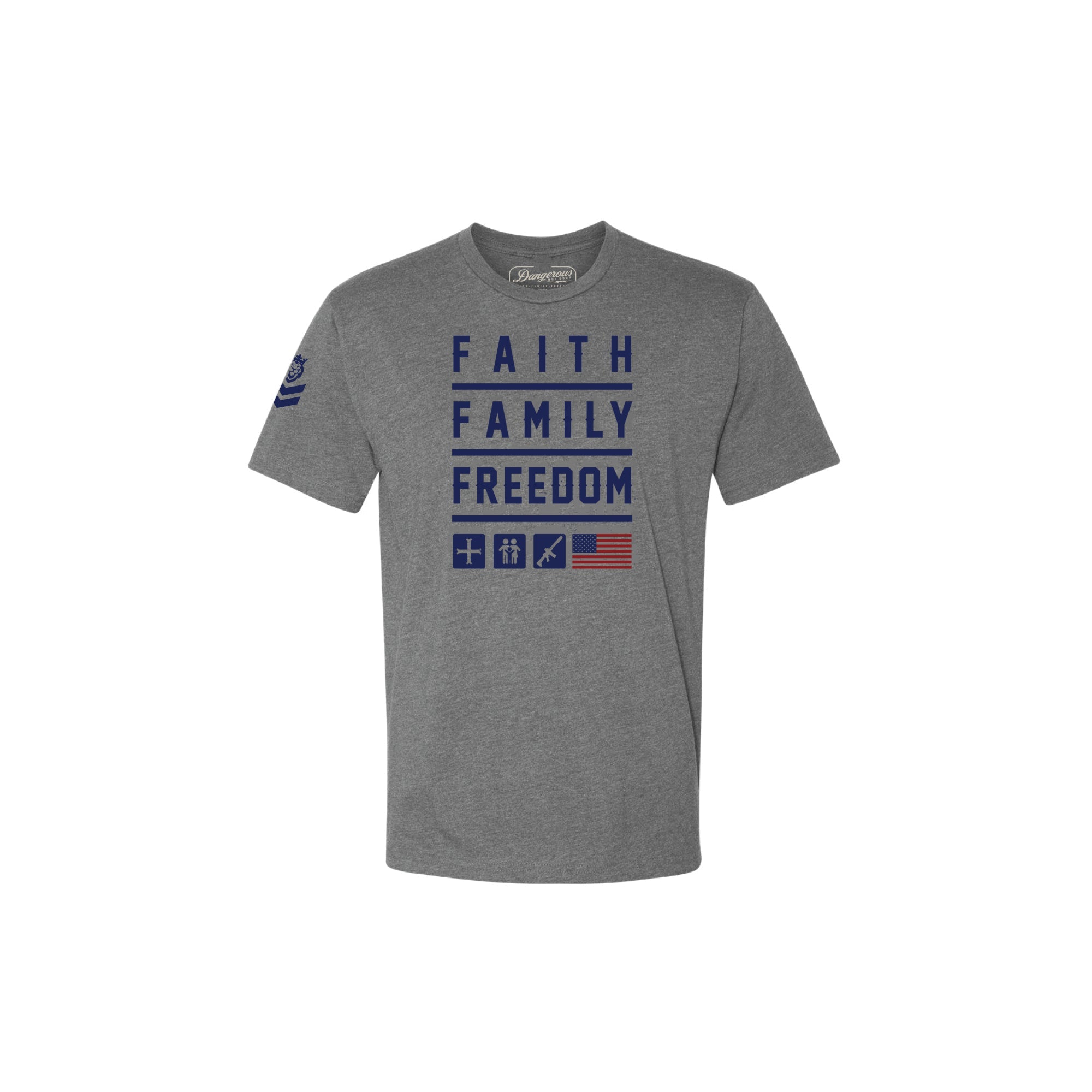 F3 T-Shirt F3 T-Shirt - Small / Gray - Dangerous But Good