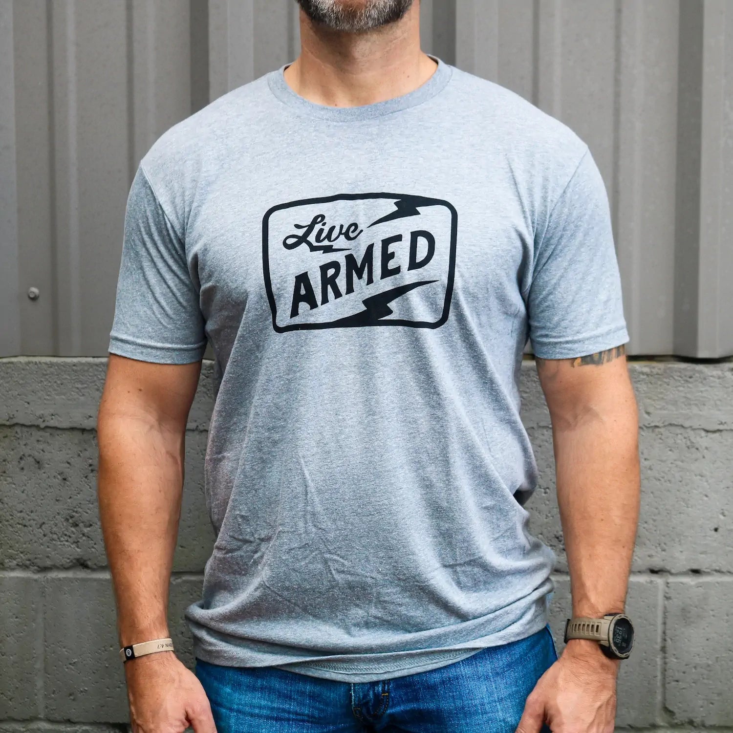 Live Armed Men's Graphic T-Shirt