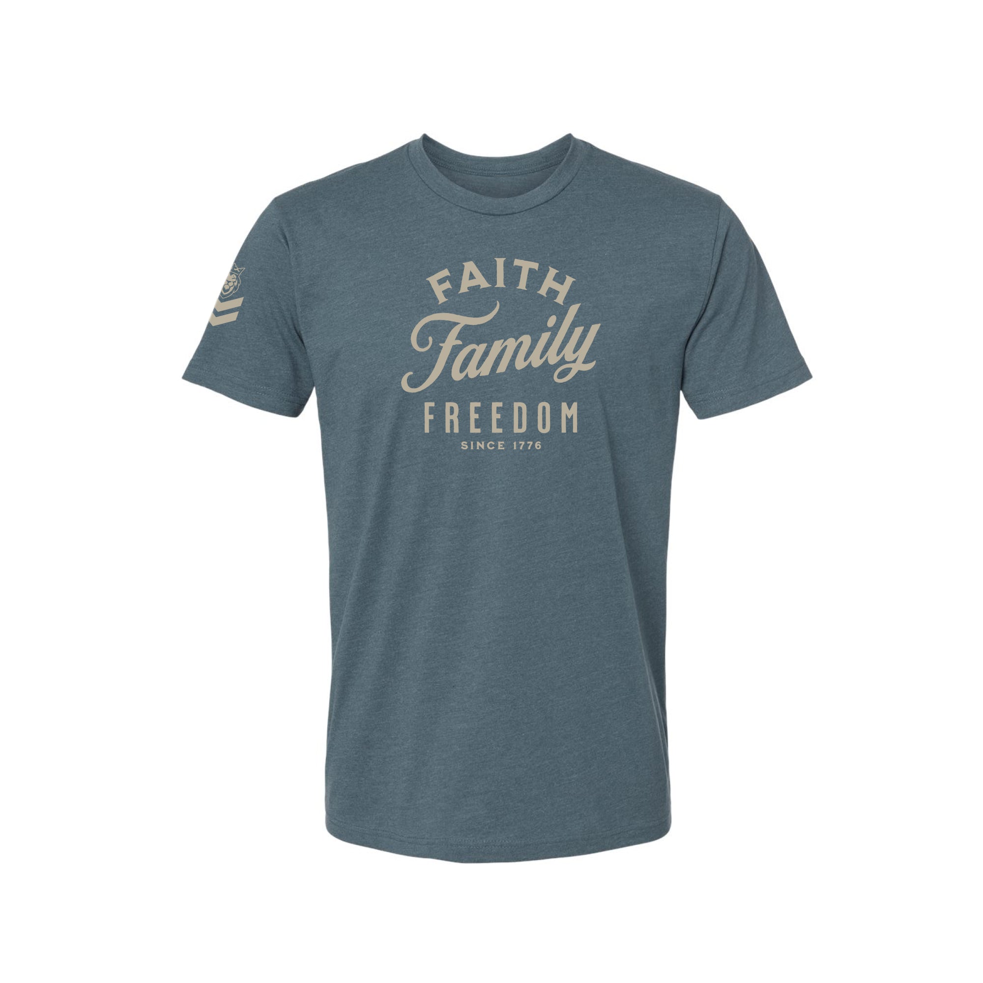 Classic Faith, Family, Freedom T-Shirt Youth Classic Faith, Family, Freedom T-Shirt Youth - heather slate / X-Small - Dangerous But Good