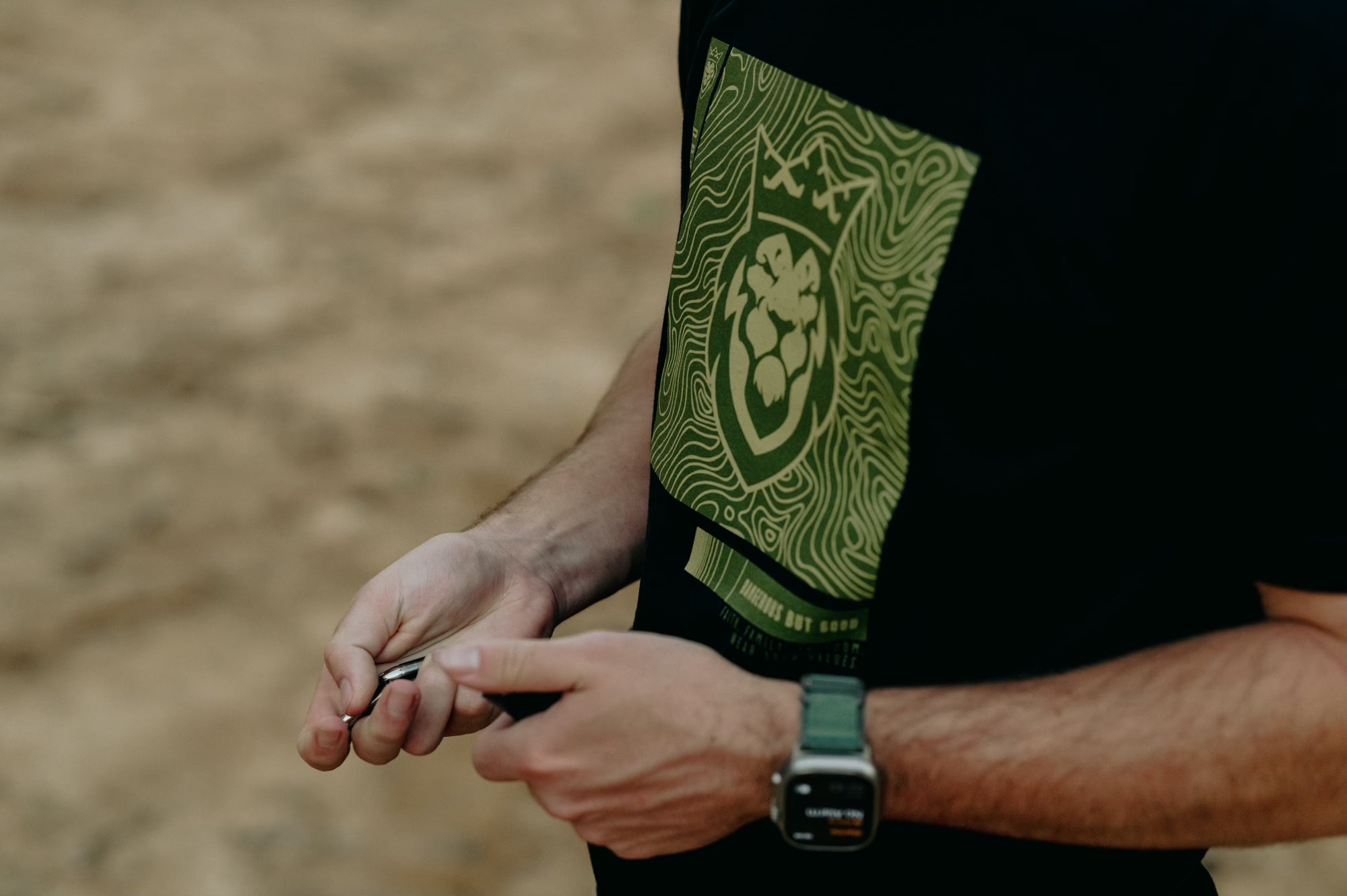 Elevate T-Shirt Elevate T-Shirt - Olive / Small - Dangerous But Good