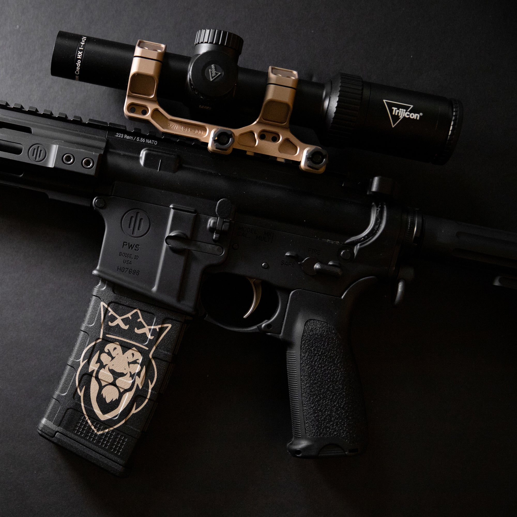 Lion Magpul® 5.56 NATO / .223 Remington 30 Round Polymer Magazine from DBG Lion Magpul® 5.56 NATO / .223 Remington 30 Round Polymer Magazine from DBG - Black / Buy One - Dangerous But Good