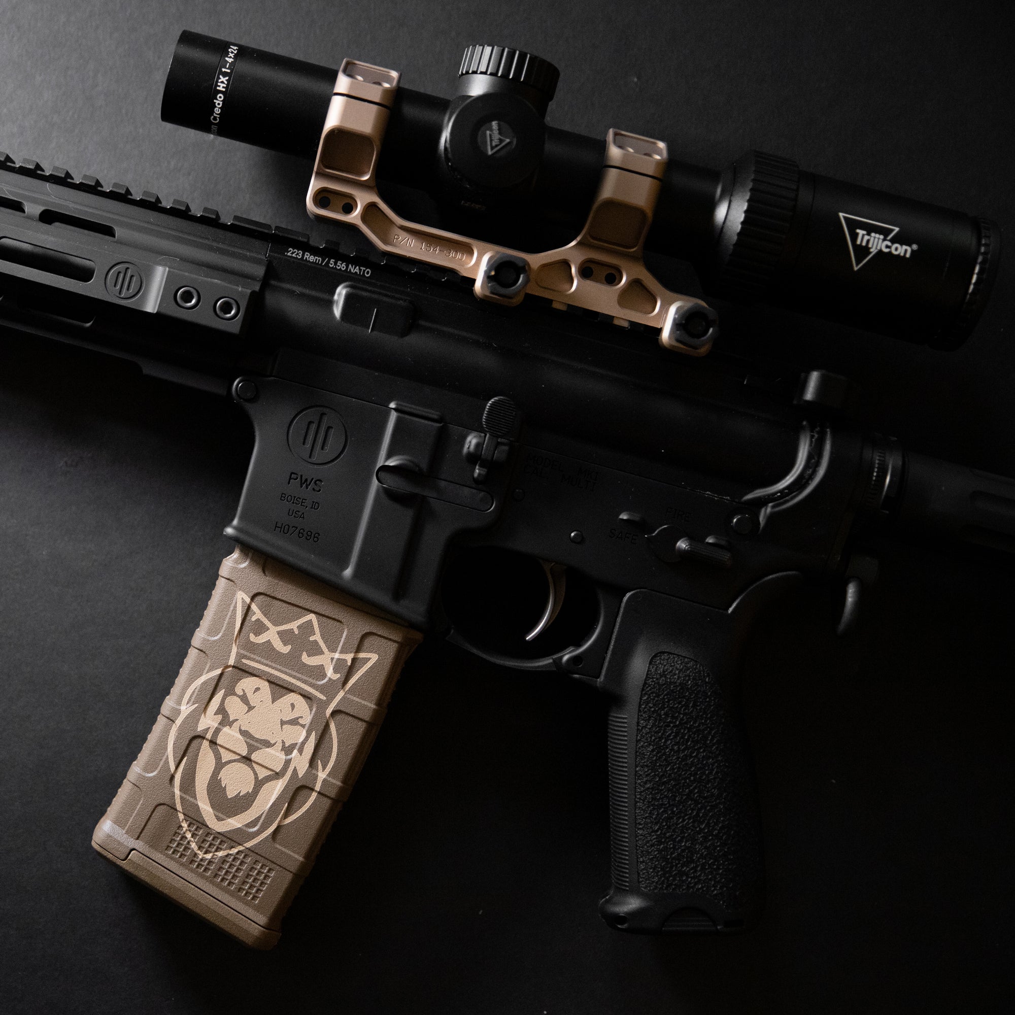 Lion Magpul® 5.56 NATO / .223 Remington 30 Round Polymer Magazine from DBG Lion Magpul® 5.56 NATO / .223 Remington 30 Round Polymer Magazine from DBG - Black / Buy One - Dangerous But Good