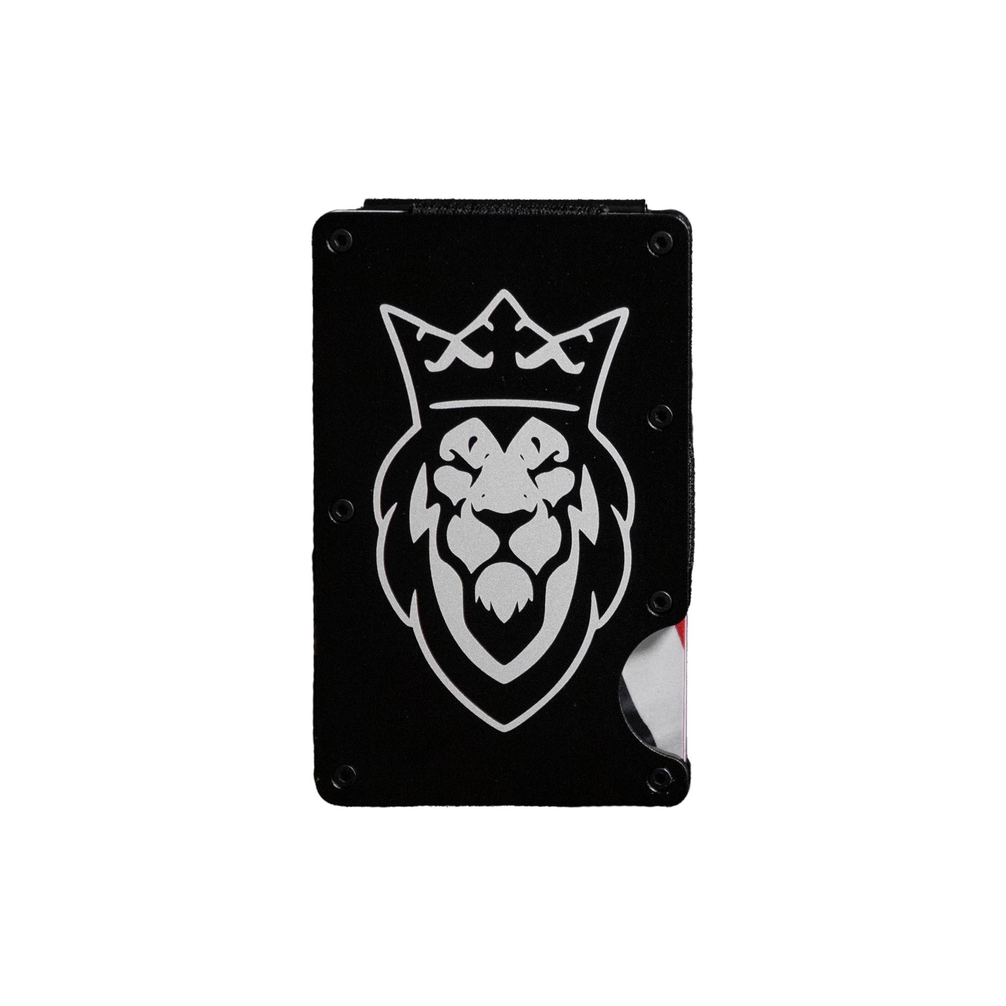 Lion Metal Wallet with Money Clip Lion Metal Wallet with Money Clip - Black - Dangerous But Good