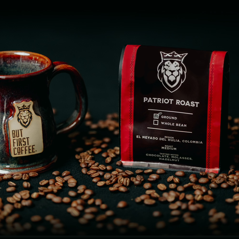 Patriot Roast Coffee - 12oz Patriot Roast Coffee - 12oz - Whole - Dangerous But Good