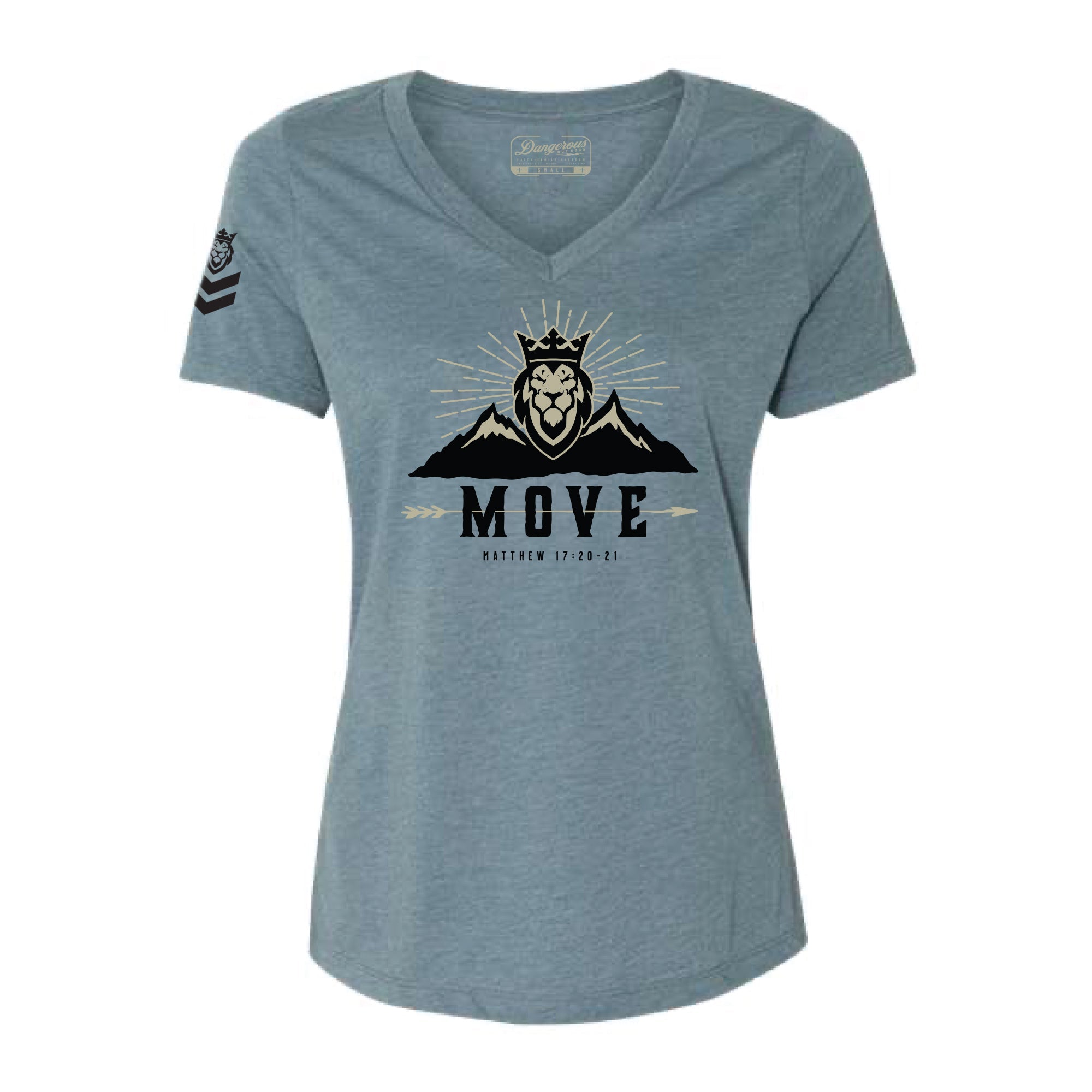 Move Slate Ladies T-Shirt Move Slate Ladies T-Shirt - Small - Dangerous But Good