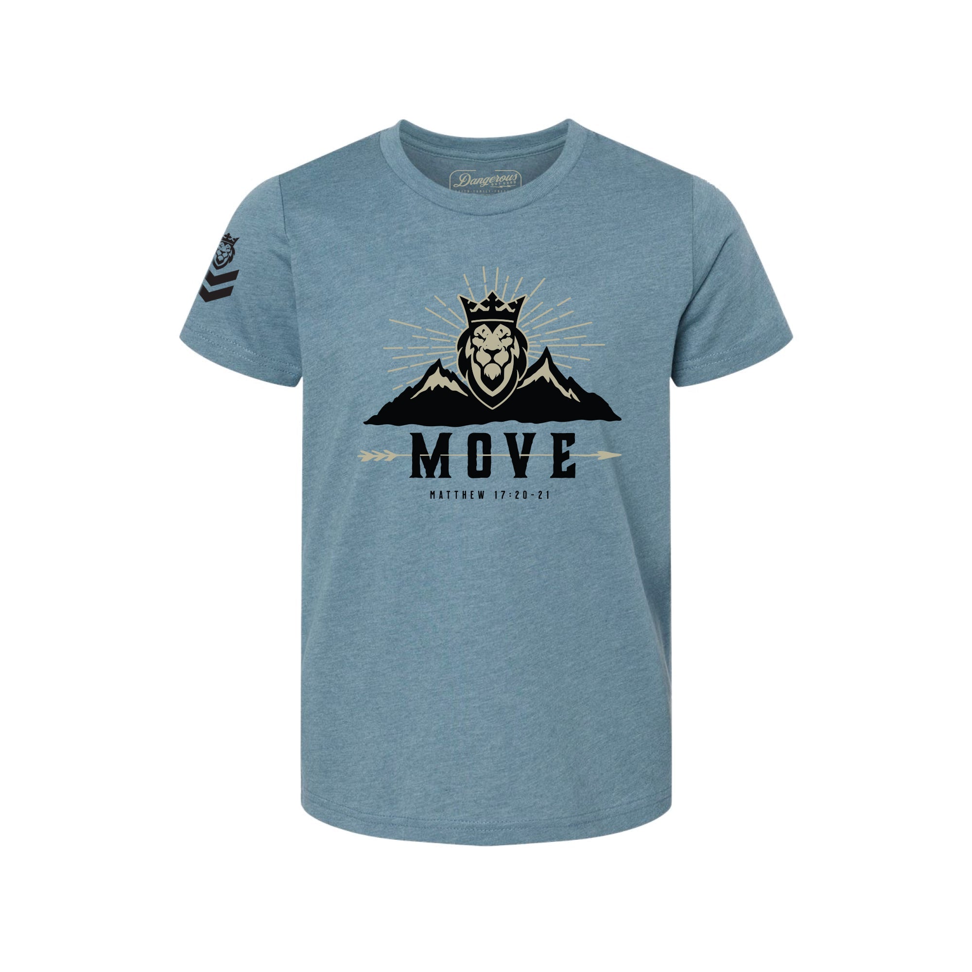 Move Slate Youth T-Shirt Move Slate Youth T-Shirt - Small - Dangerous But Good