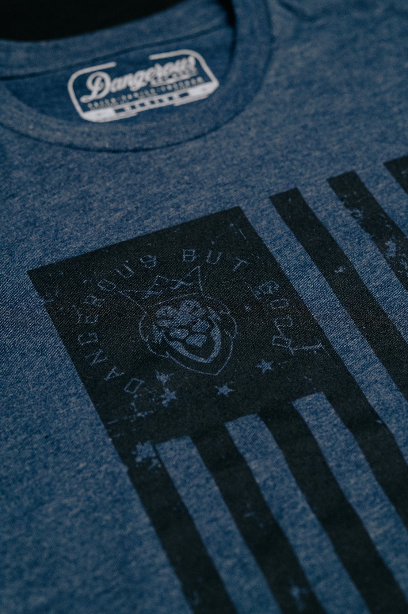 The Patriot T-Shirt The Patriot T-Shirt - Midnight Navy / Small - Dangerous But Good