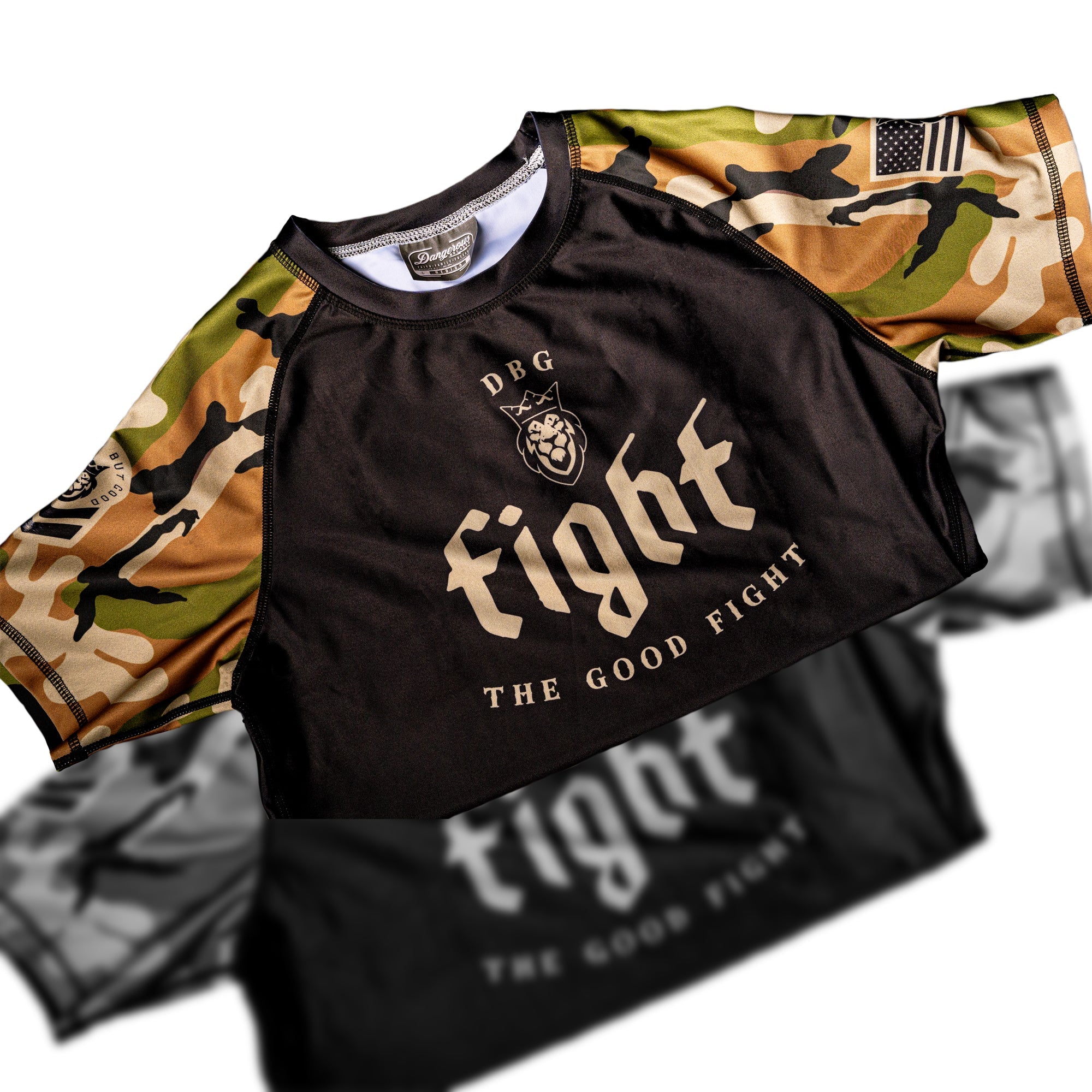 Good Fight Short Sleeve Rashguard Good Fight Short Sleeve Rashguard - Small - Dangerous But Good
