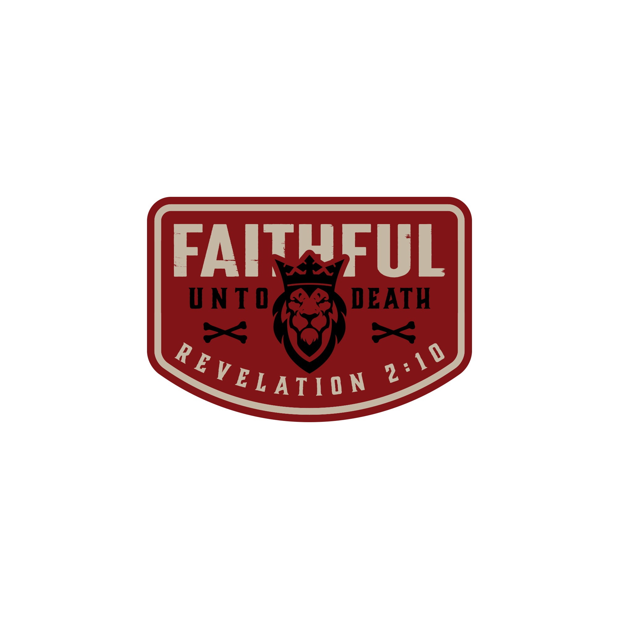 Unto Death Sticker Unto Death Sticker - Default Title - Dangerous But Good