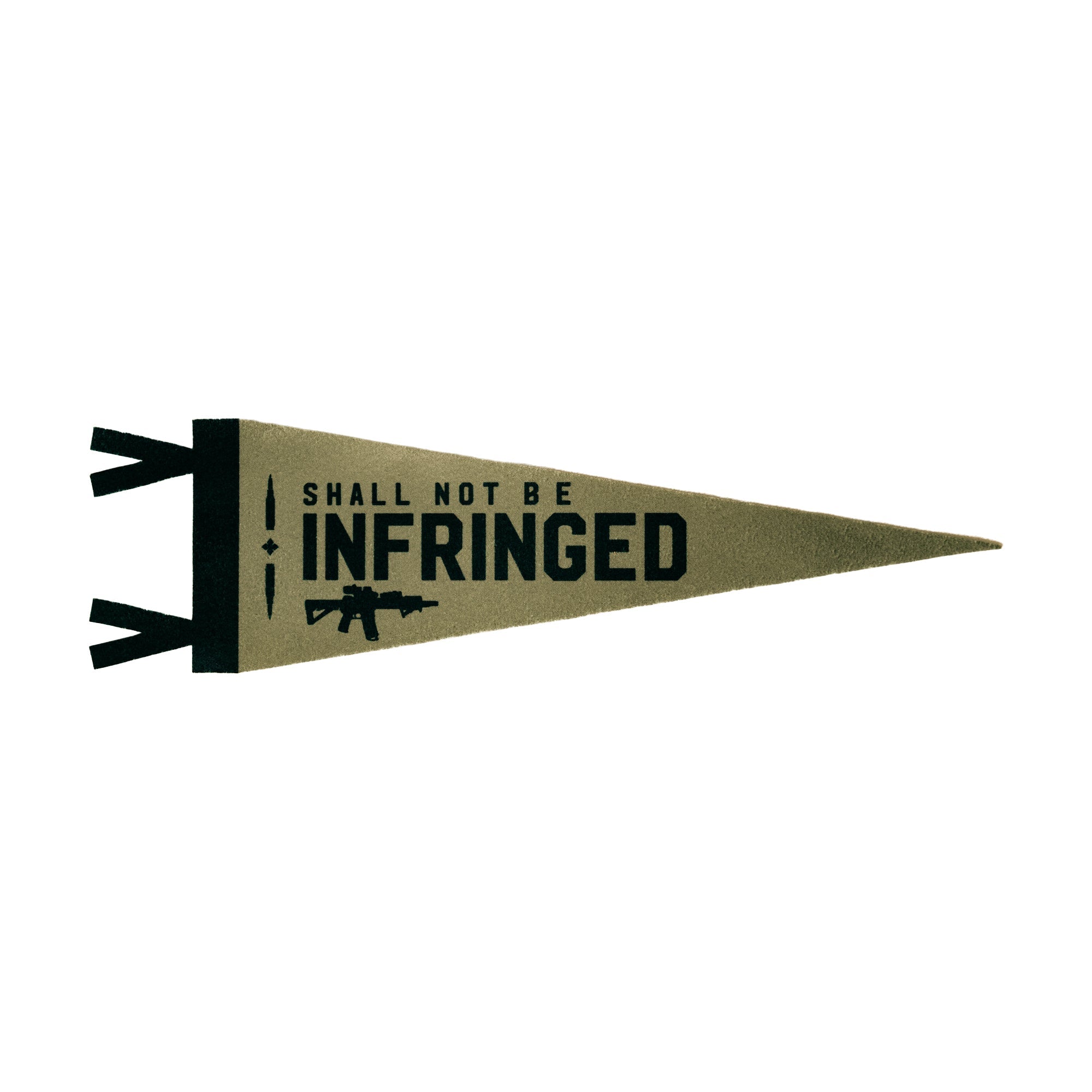 Shall Not Be Infringed Felt Pennant Shall Not Be Infringed Felt Pennant - Small - Dangerous But Good