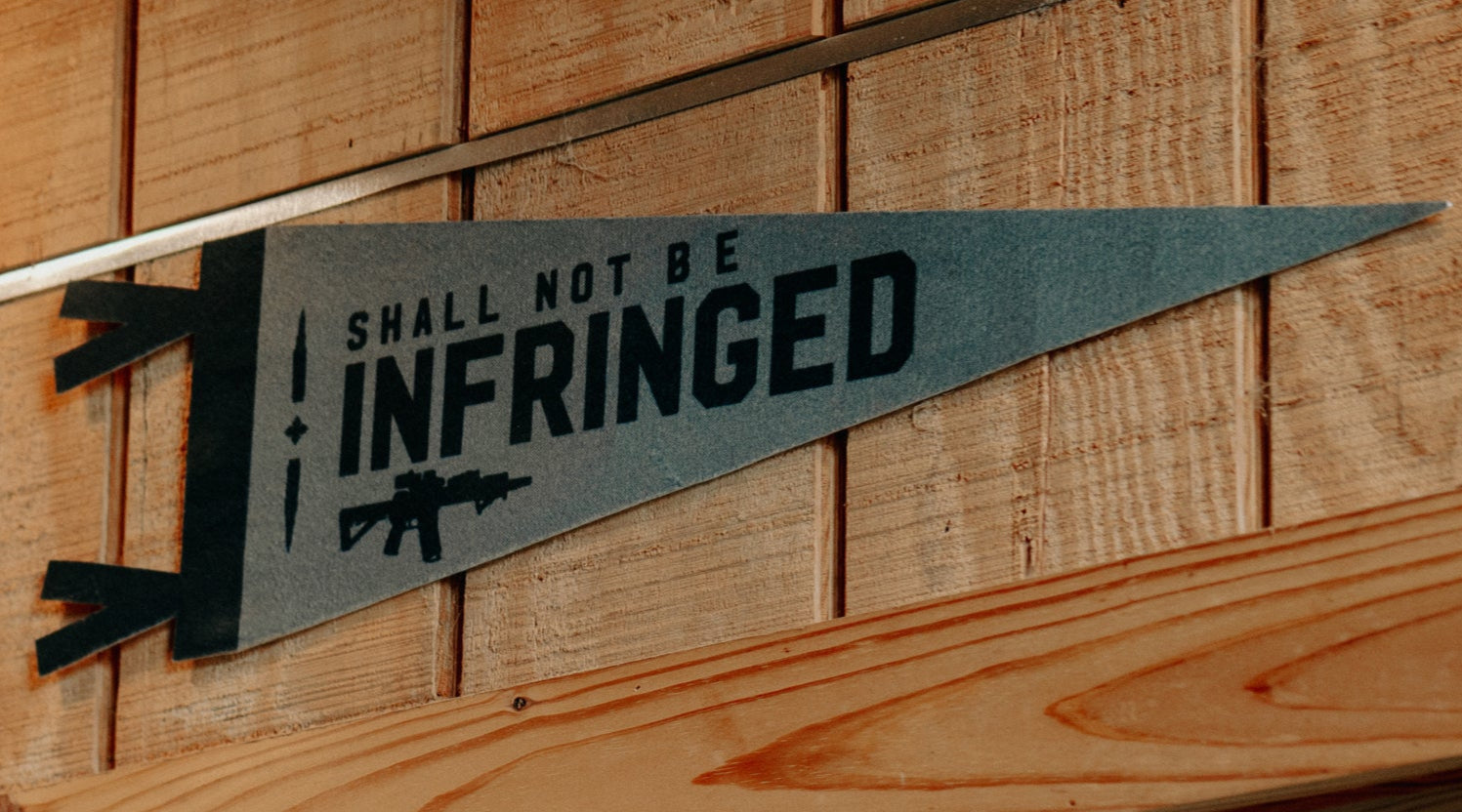 Shall Not Be Infringed Felt Pennant Shall Not Be Infringed Felt Pennant - Small - Dangerous But Good