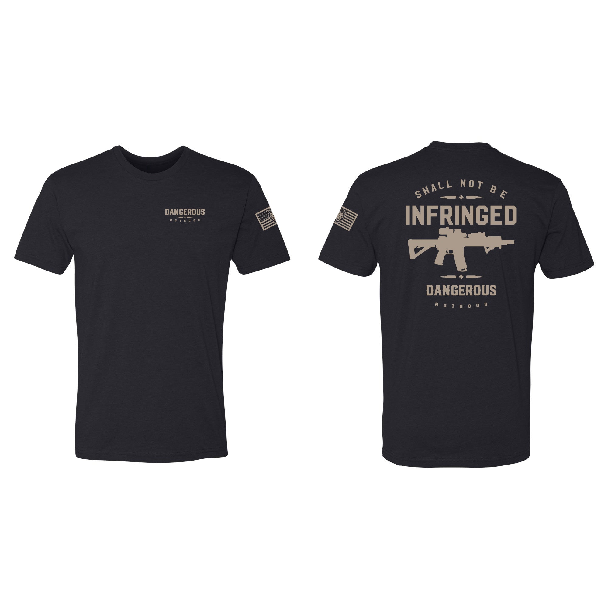 Shall Not Be Infringed T-Shirt 1.0 Shall Not Be Infringed T-Shirt 1.0 - Black / S - Dangerous But Good
