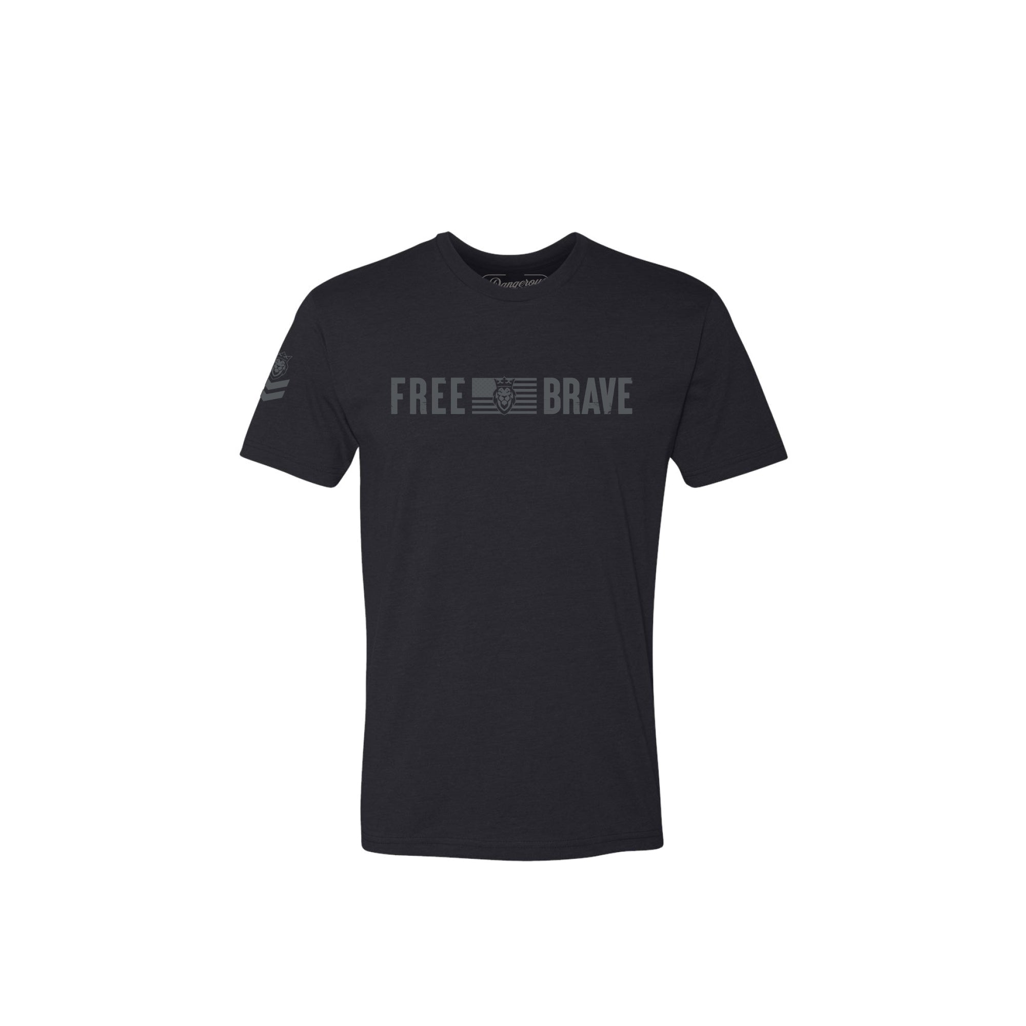 Free & Brave T-Shirt Free & Brave T-Shirt - Black / Small - Dangerous But Good