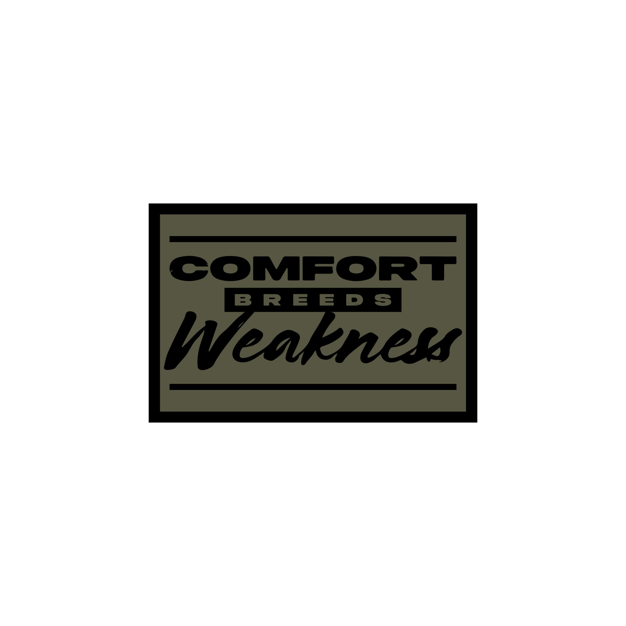 Comfort 1.0 Sticker Comfort 1.0 Sticker - Default Title - Dangerous But Good