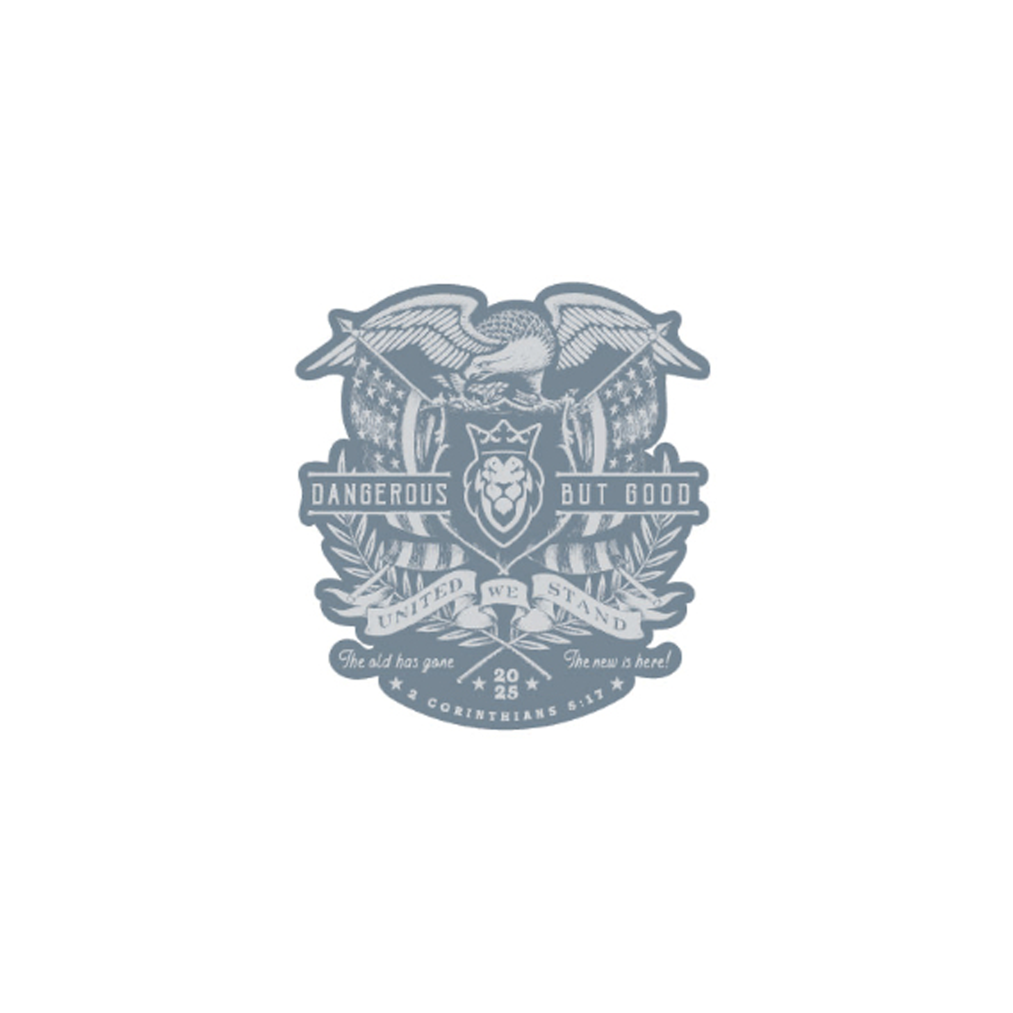 United We Stand Sticker United We Stand Sticker - Indigo Blue - Dangerous But Good