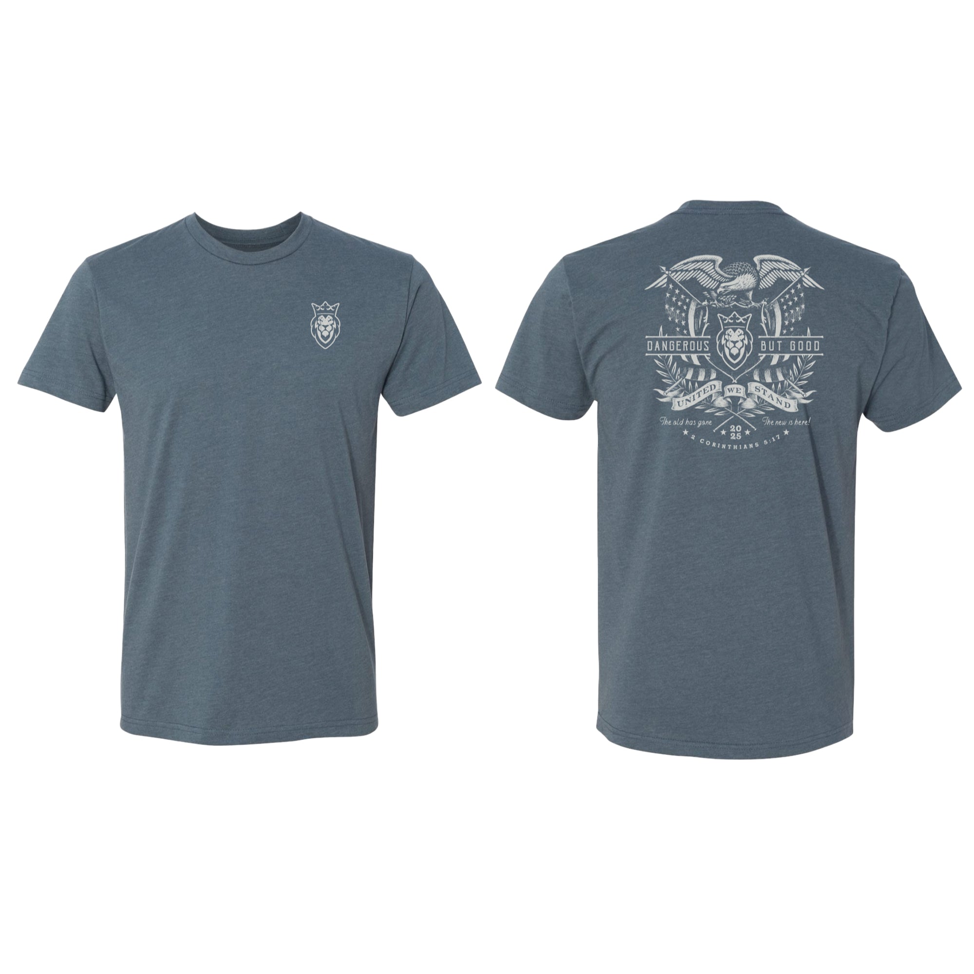 United We Stand Short Sleeve T-shirt United We Stand Short Sleeve T-shirt - S / Indigo Blue - Dangerous But Good