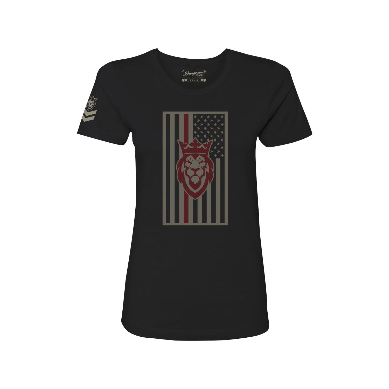Thin Red Line Lady's Tee Thin Red Line Lady's Tee - Small - Dangerous But Good