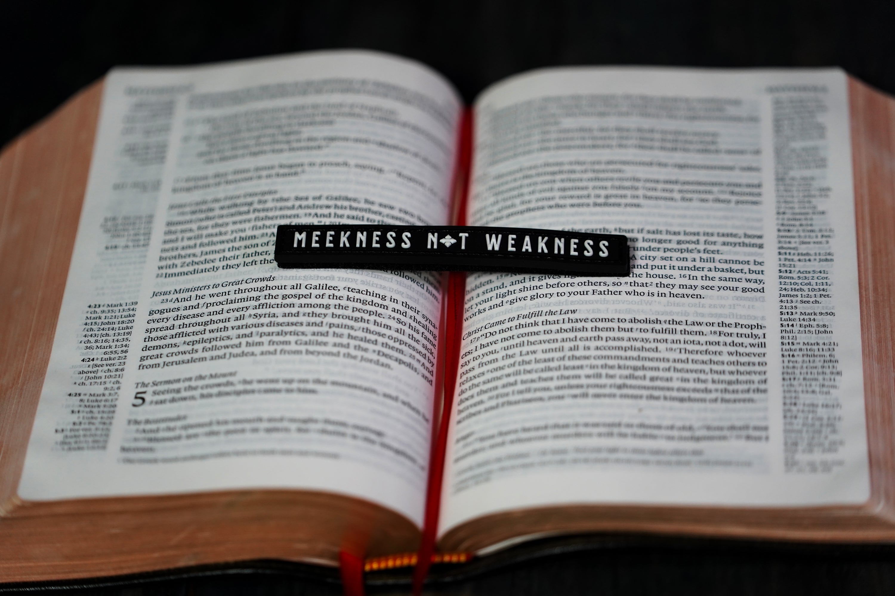 Meekness Not Weakness Roughneck PVC Patch Meekness Not Weakness Roughneck PVC Patch - Default Title - Dangerous But Good