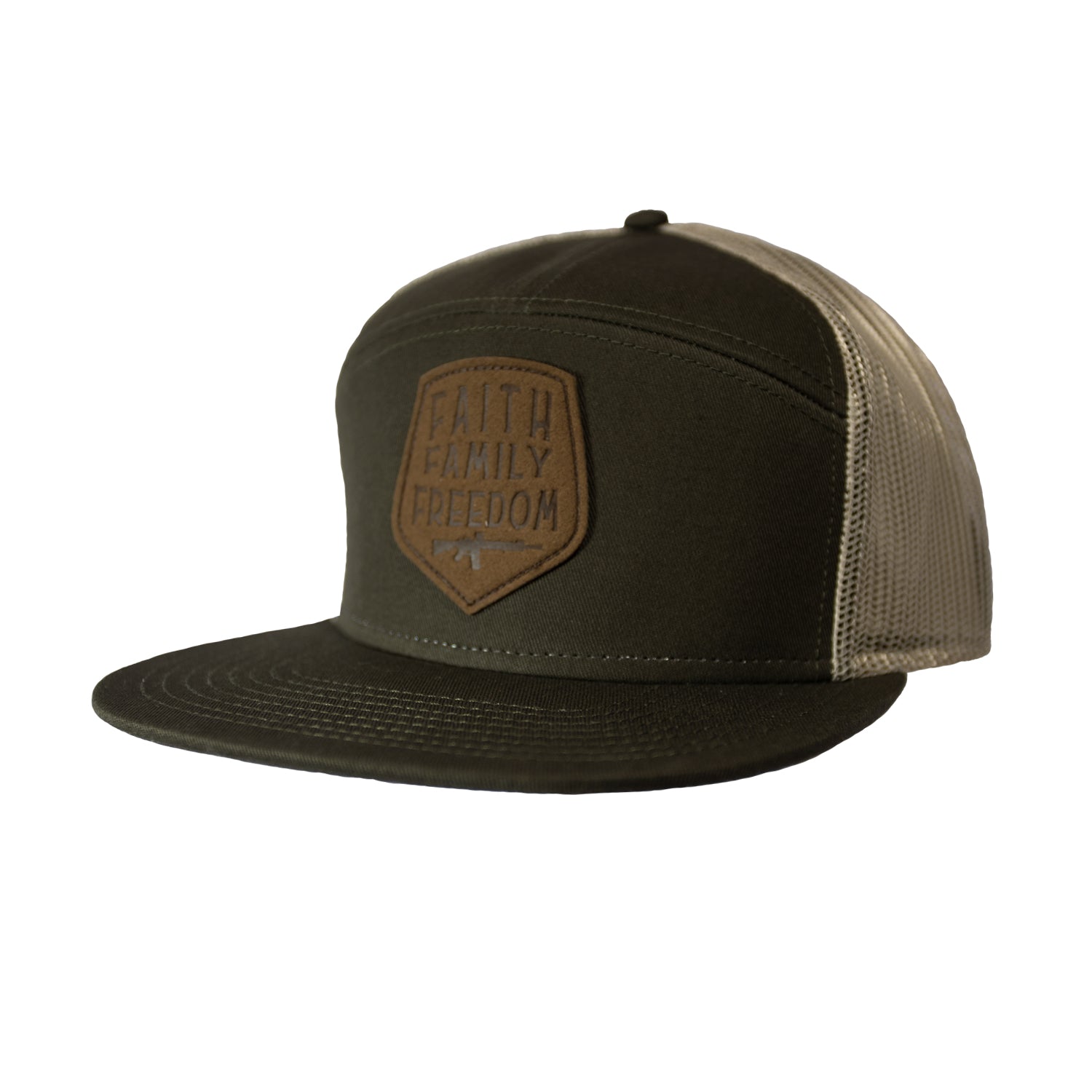 F3 Foundation 7 Panel Hat F3 Foundation 7 Panel Hat - OD/Tan - Dangerous But Good