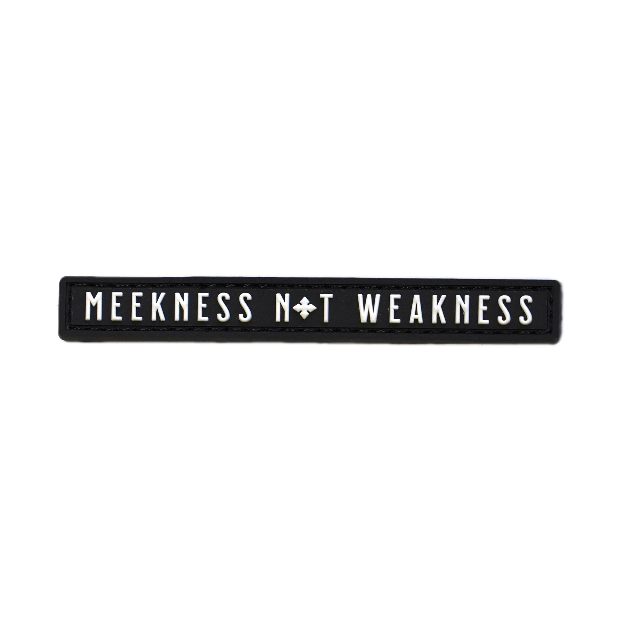 Meekness Not Weakness Roughneck PVC Patch Meekness Not Weakness Roughneck PVC Patch - Default Title - Dangerous But Good