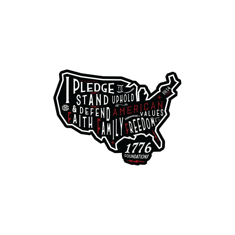 The Pledge Sticker The Pledge Sticker - BK - Dangerous But Good