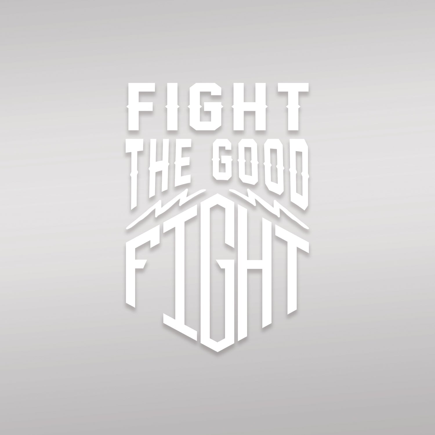 Good Fight Die Cut Sticker Good Fight Die Cut Sticker - Default Title - Dangerous But Good
