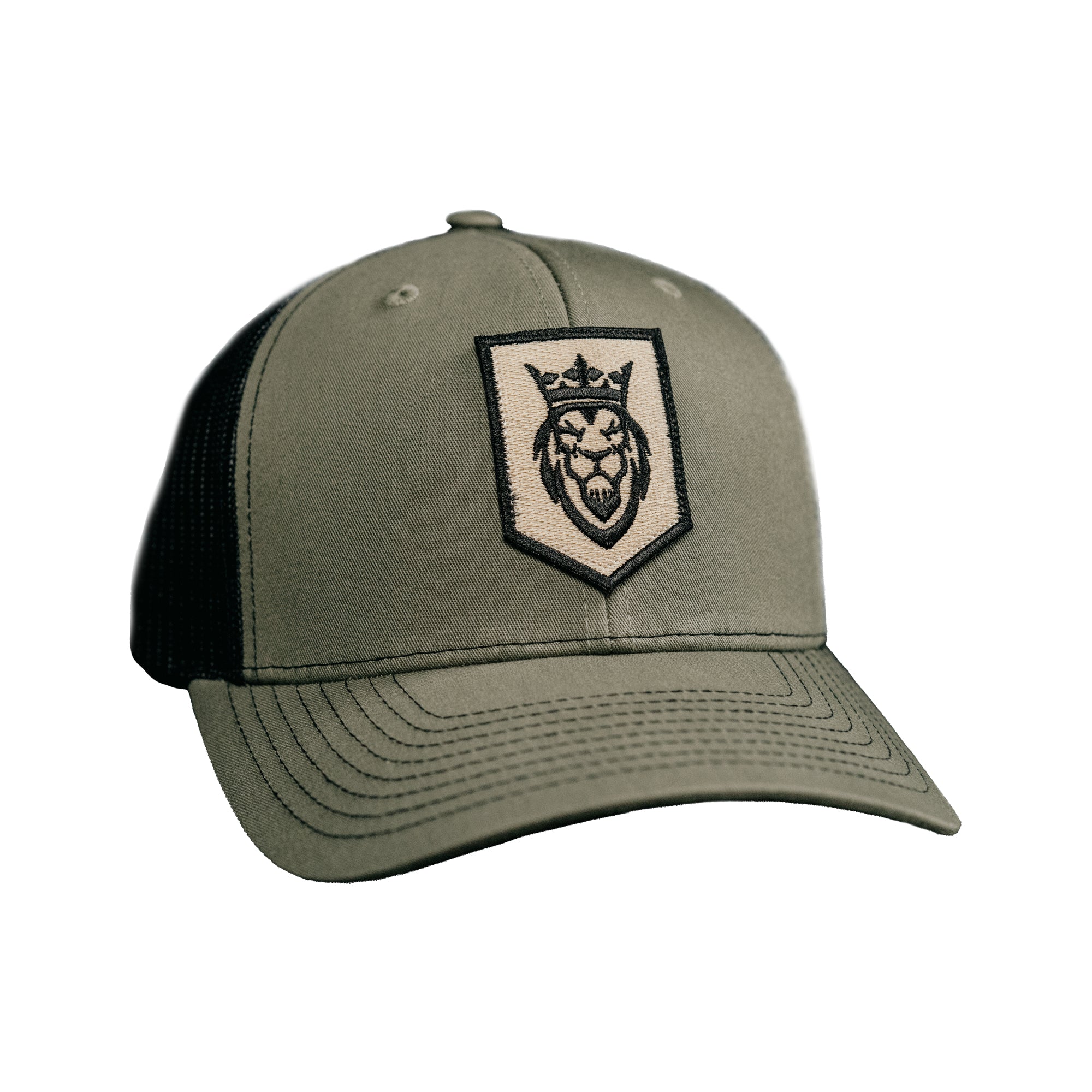 Lion Shield Series Trucker Hat Lion Shield Series Trucker Hat - Loden/Black - Dangerous But Good
