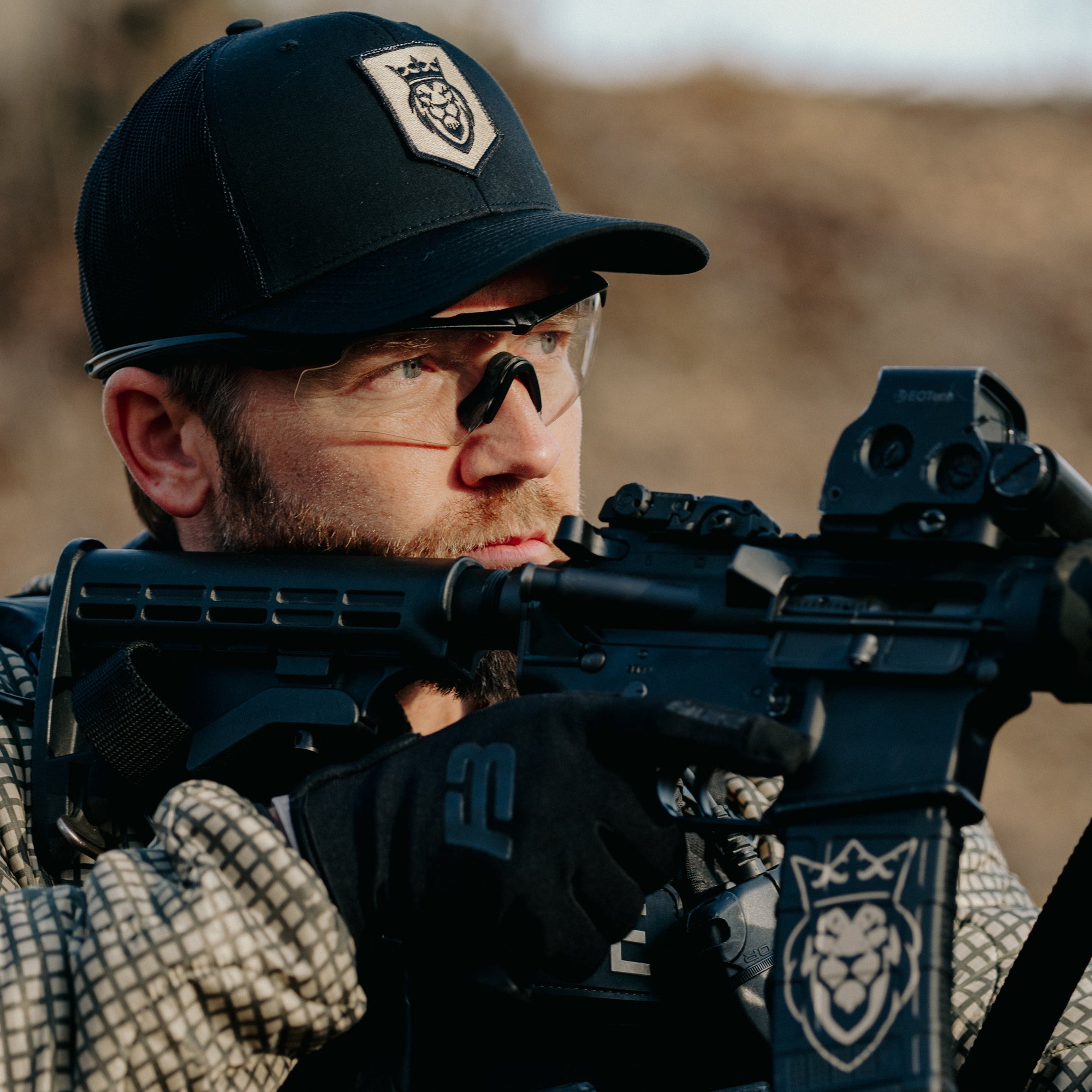 Lion Shield Series Trucker Hat Lion Shield Series Trucker Hat - Black - Dangerous But Good
