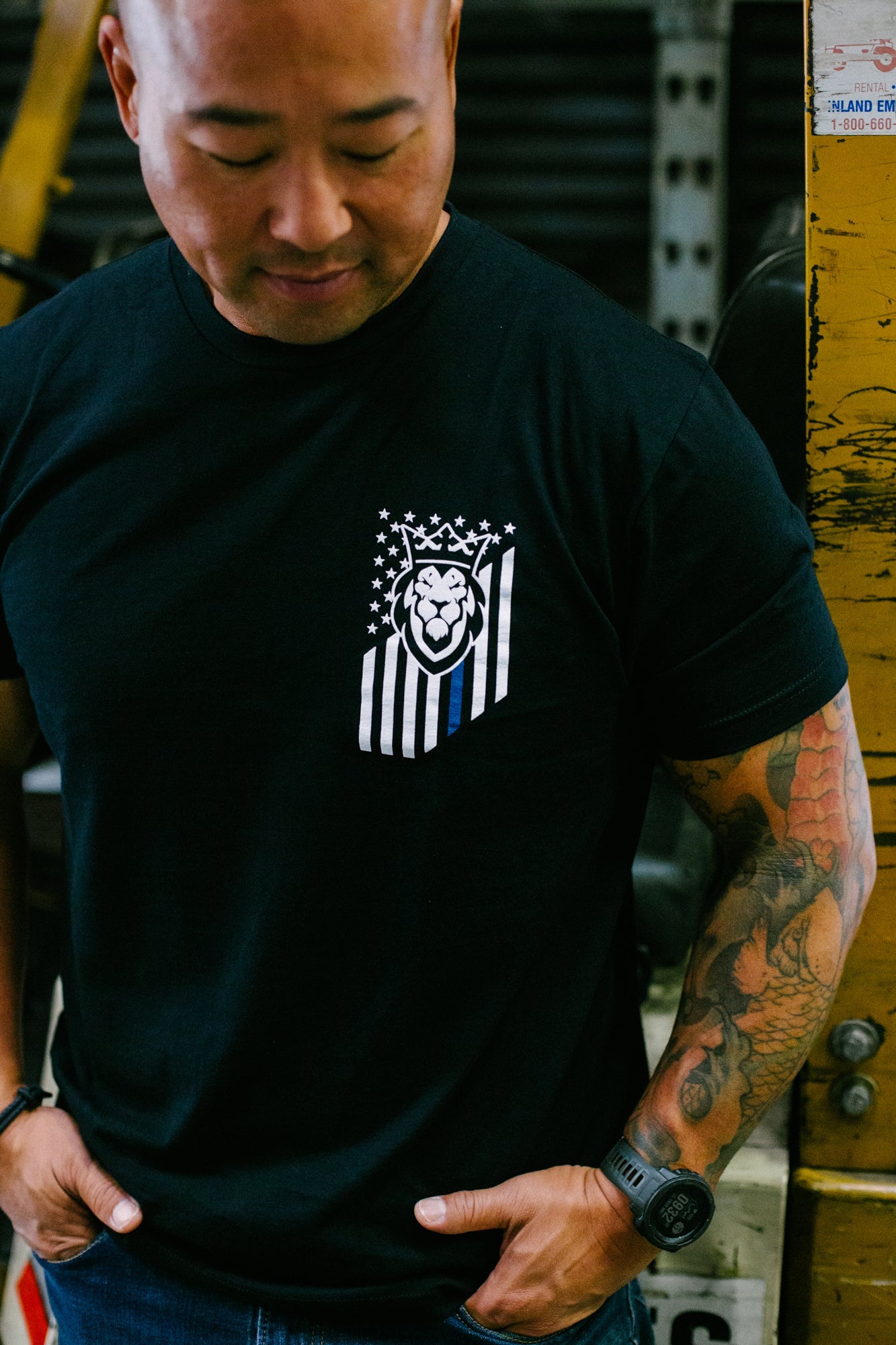 DBG Thin Blue Line T-Shirt DBG Thin Blue Line T-Shirt - Small - Dangerous But Good