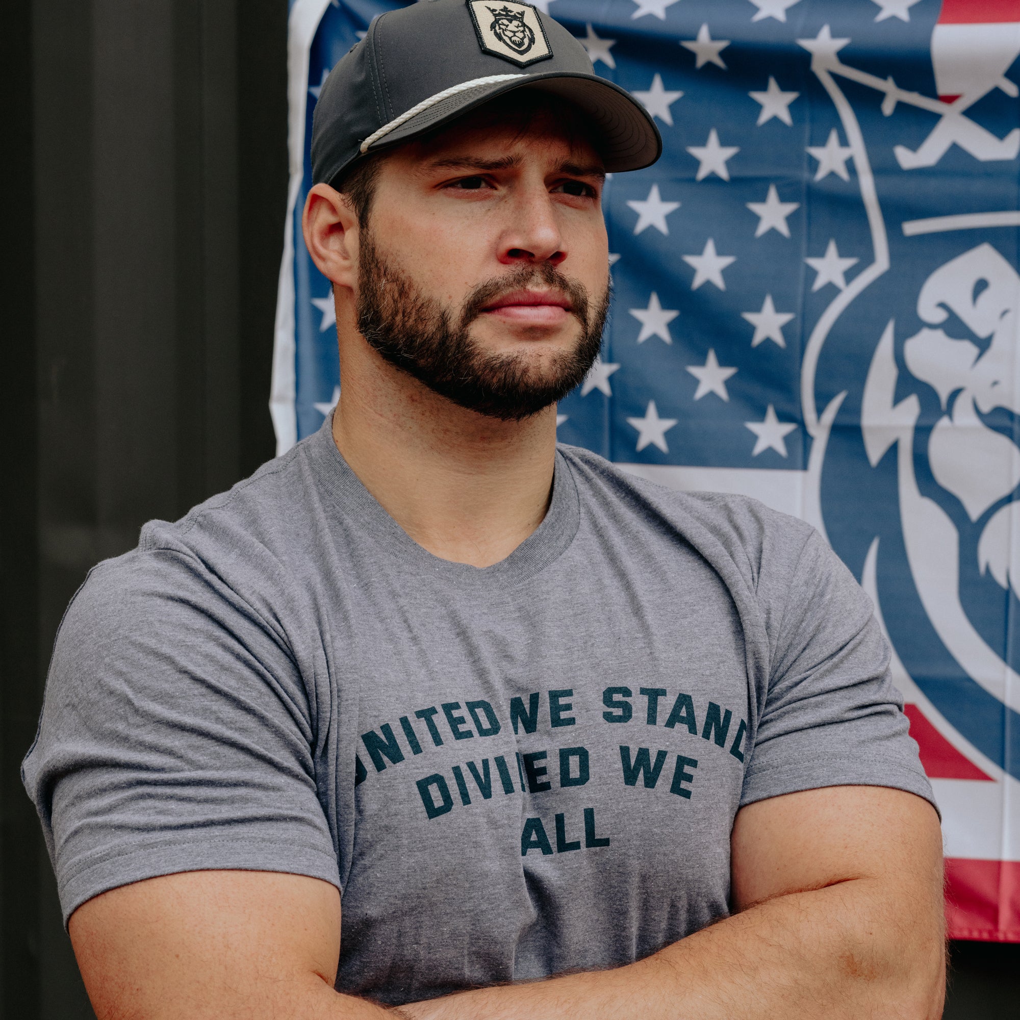 United We Stand Divided We Fall - Patriotic T-Shirt