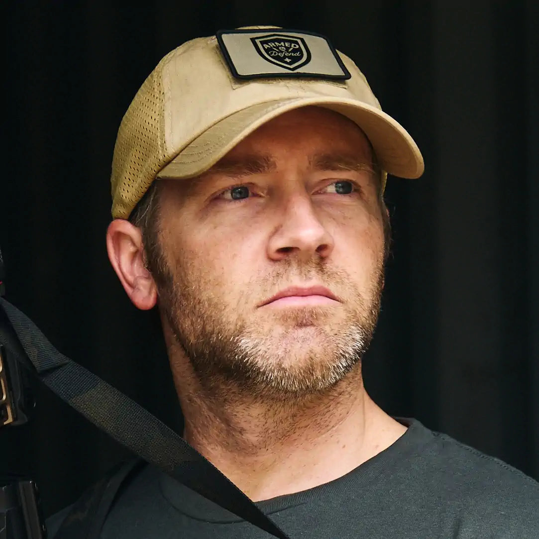 Operator Hat with Armed to Defend Patch