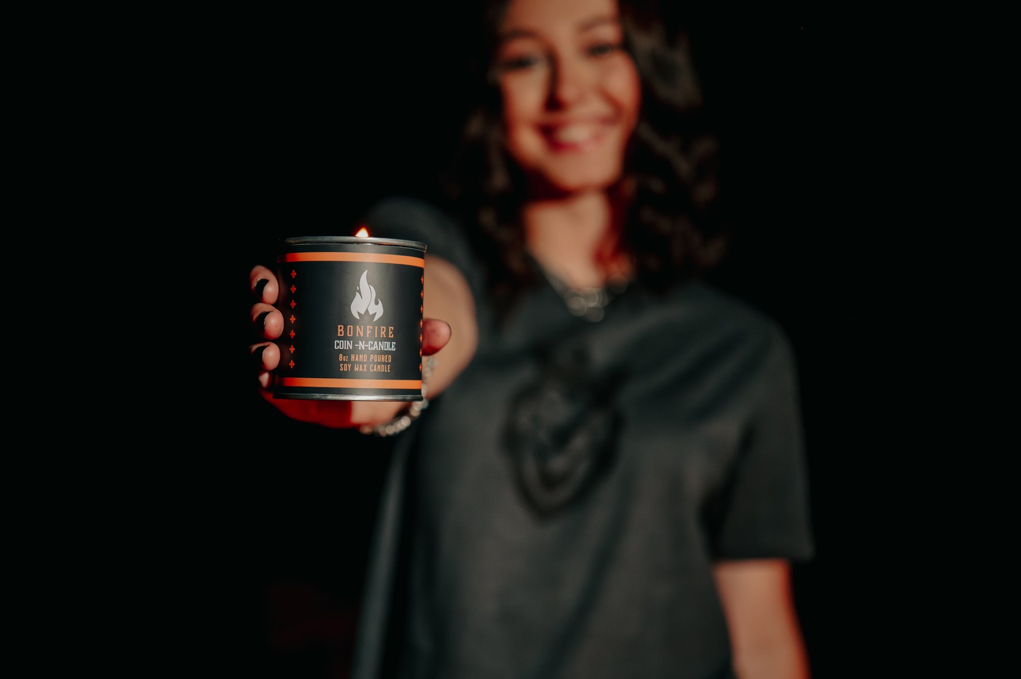 DBG Bonfire Scented Candle with Challenge Coin DBG Bonfire Scented Candle with Challenge Coin - Default Title - Dangerous But Good