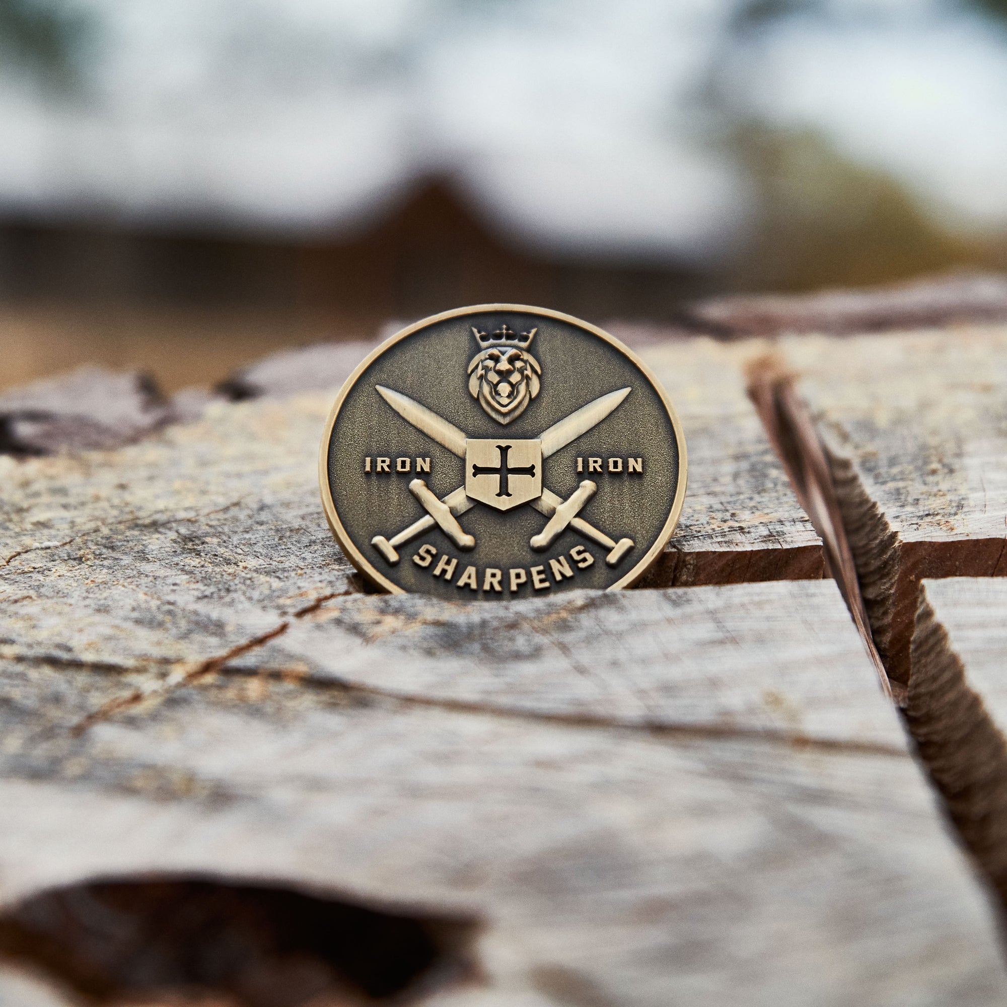 Iron Sharpens Iron Challenge Coin Iron Sharpens Iron Challenge Coin - Single Coin - Dangerous But Good