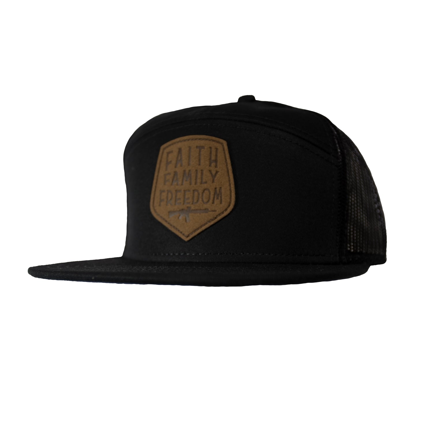 F3 Foundation 7 Panel Hat F3 Foundation 7 Panel Hat - Black - Dangerous But Good